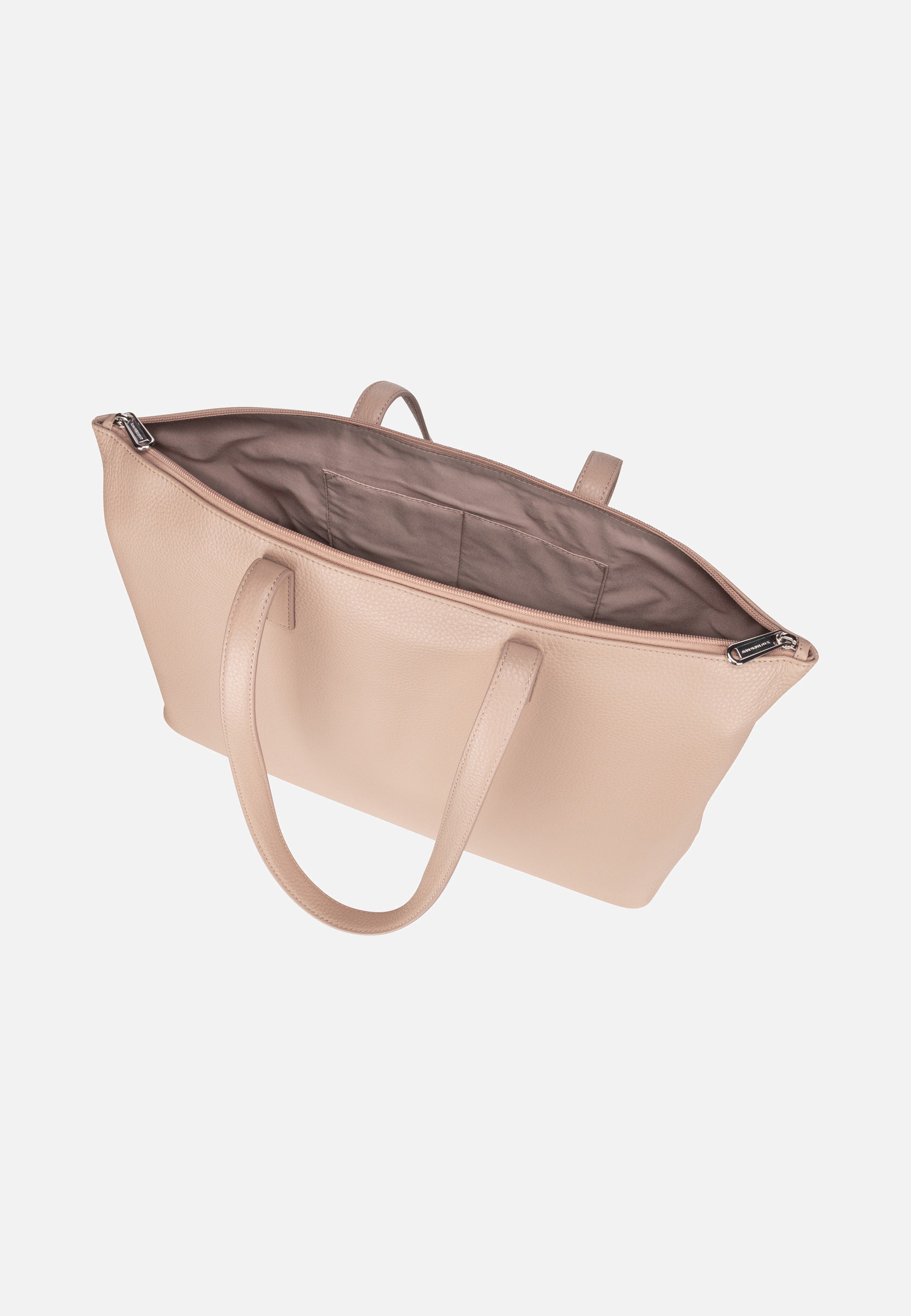 Mandarina Duck Mellow Leather PC FZT54 Warm Taupe Shopper