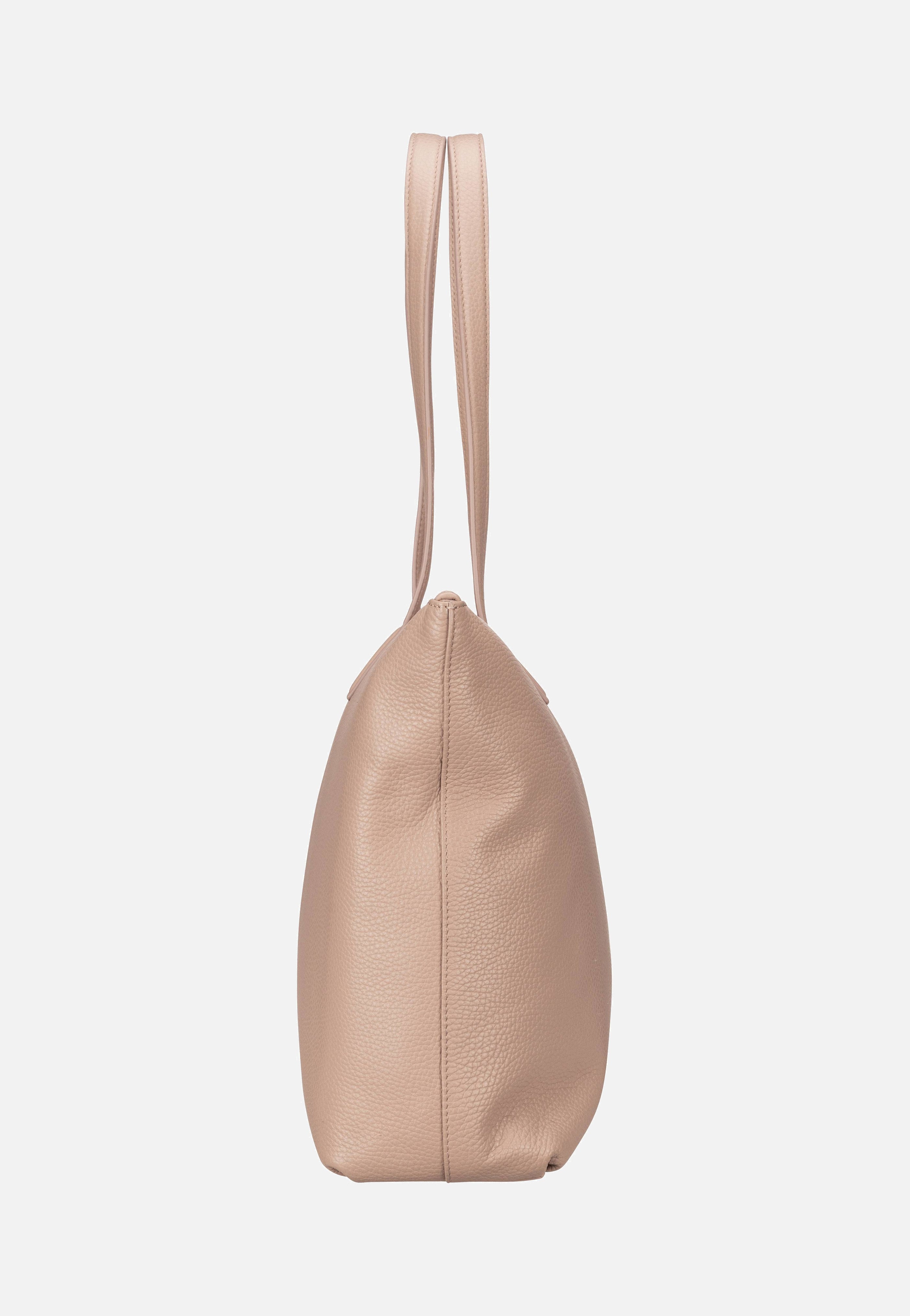 Mandarina Duck Mellow Leather PC FZT54 Warm Taupe Shopper