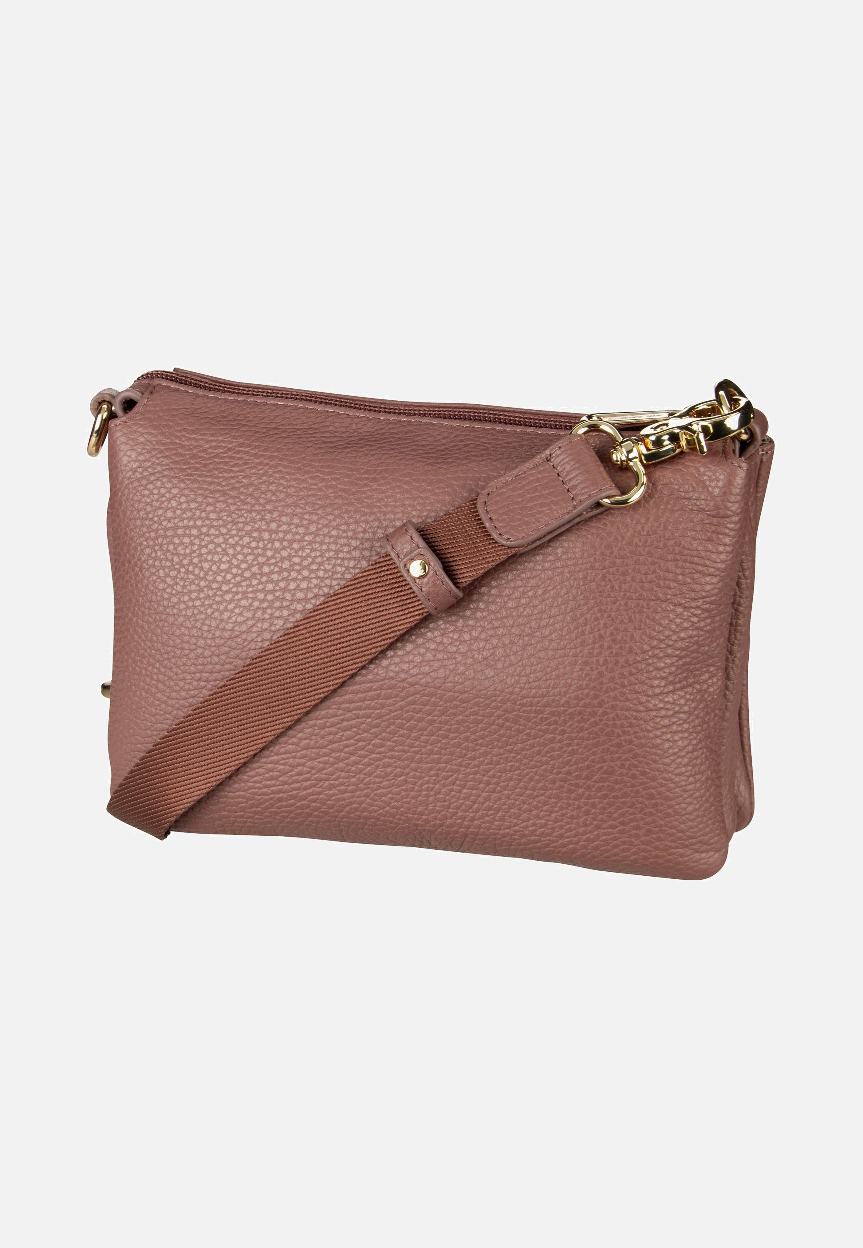 Mandarina Duck Mellow Leather Pochette FZT82 Balsamic Umhängetasche