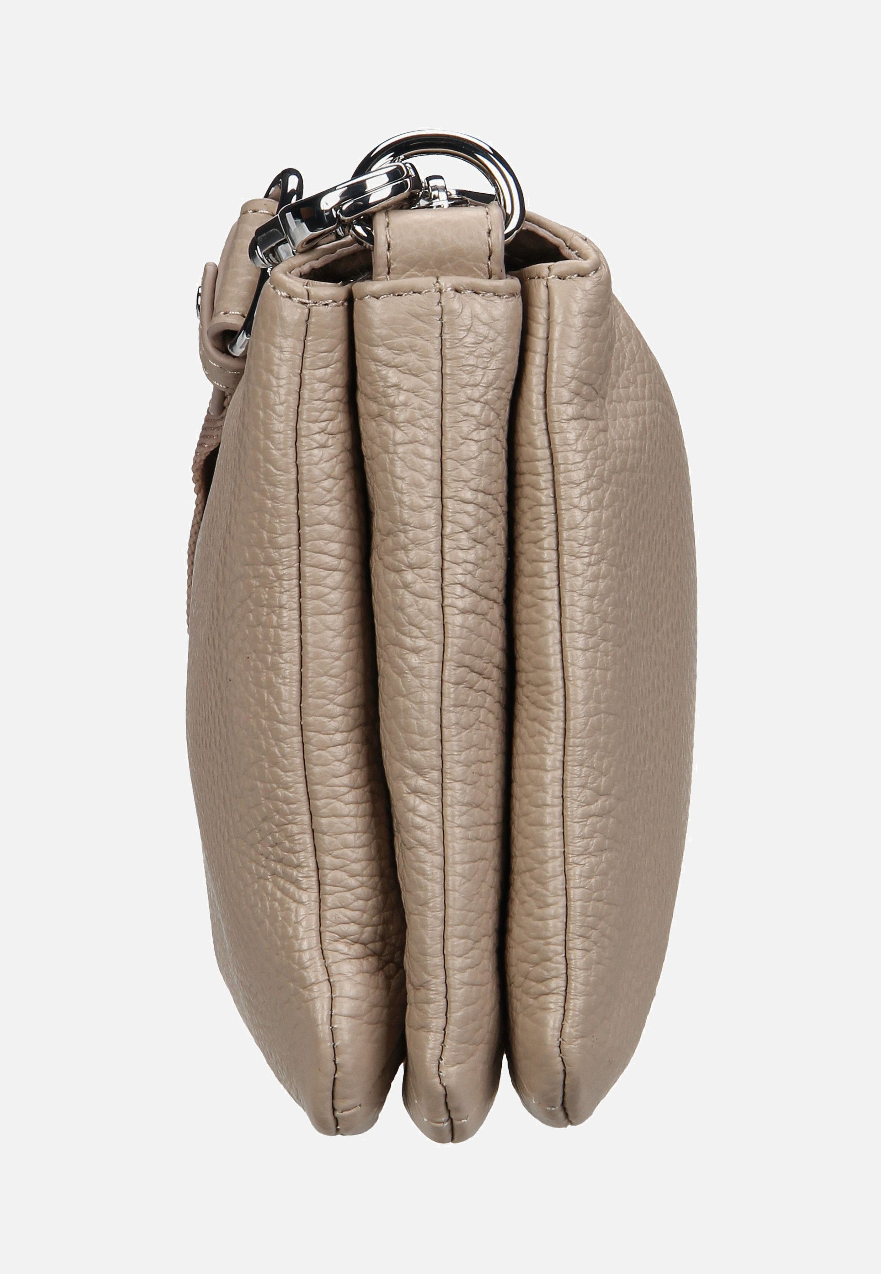 Mandarina Duck Mellow Leather Pochette FZT82 Warm Taupe Umhängetasche