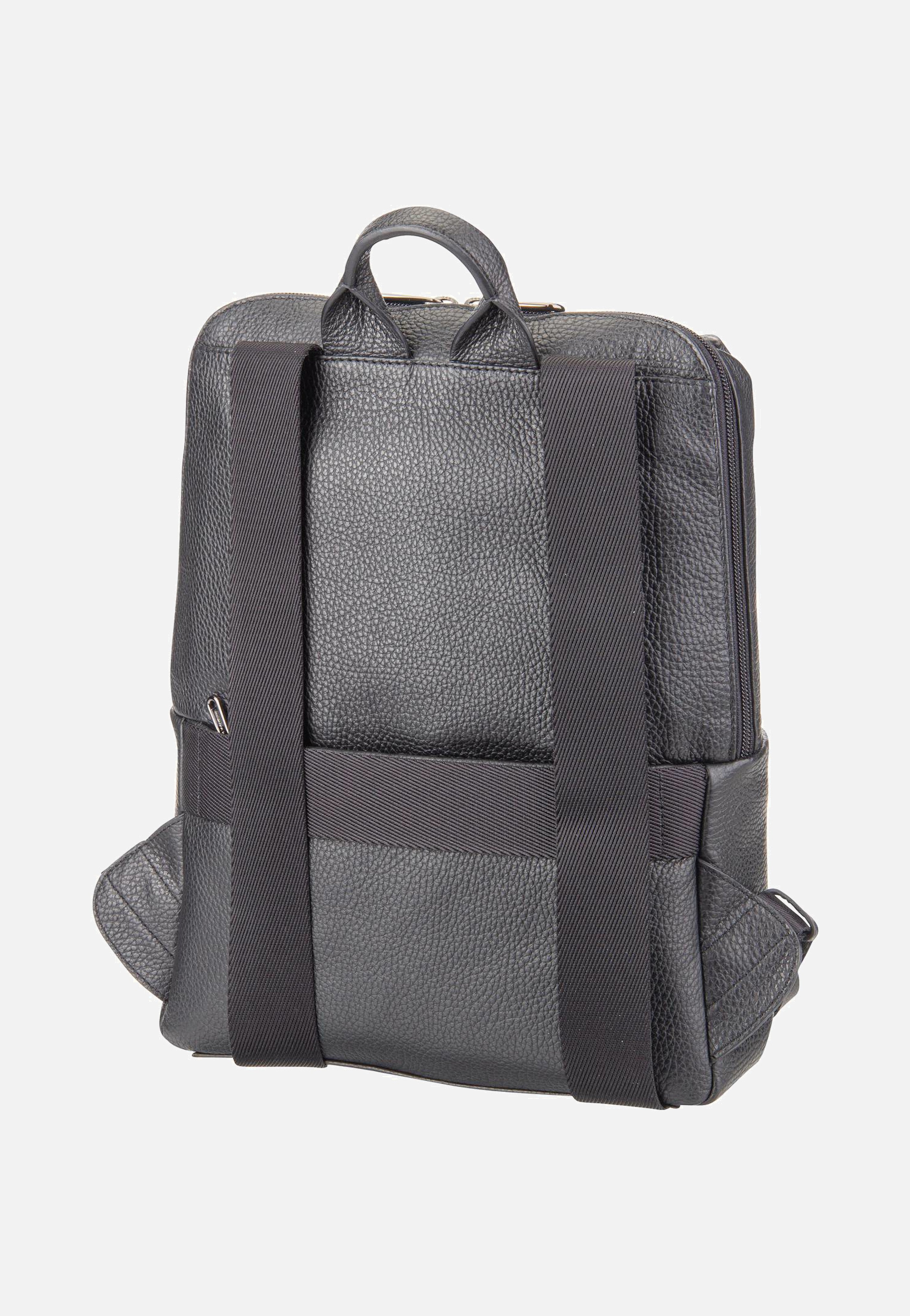 Mandarina Duck Mellow Leather Squared FZT38 Nero Rucksack