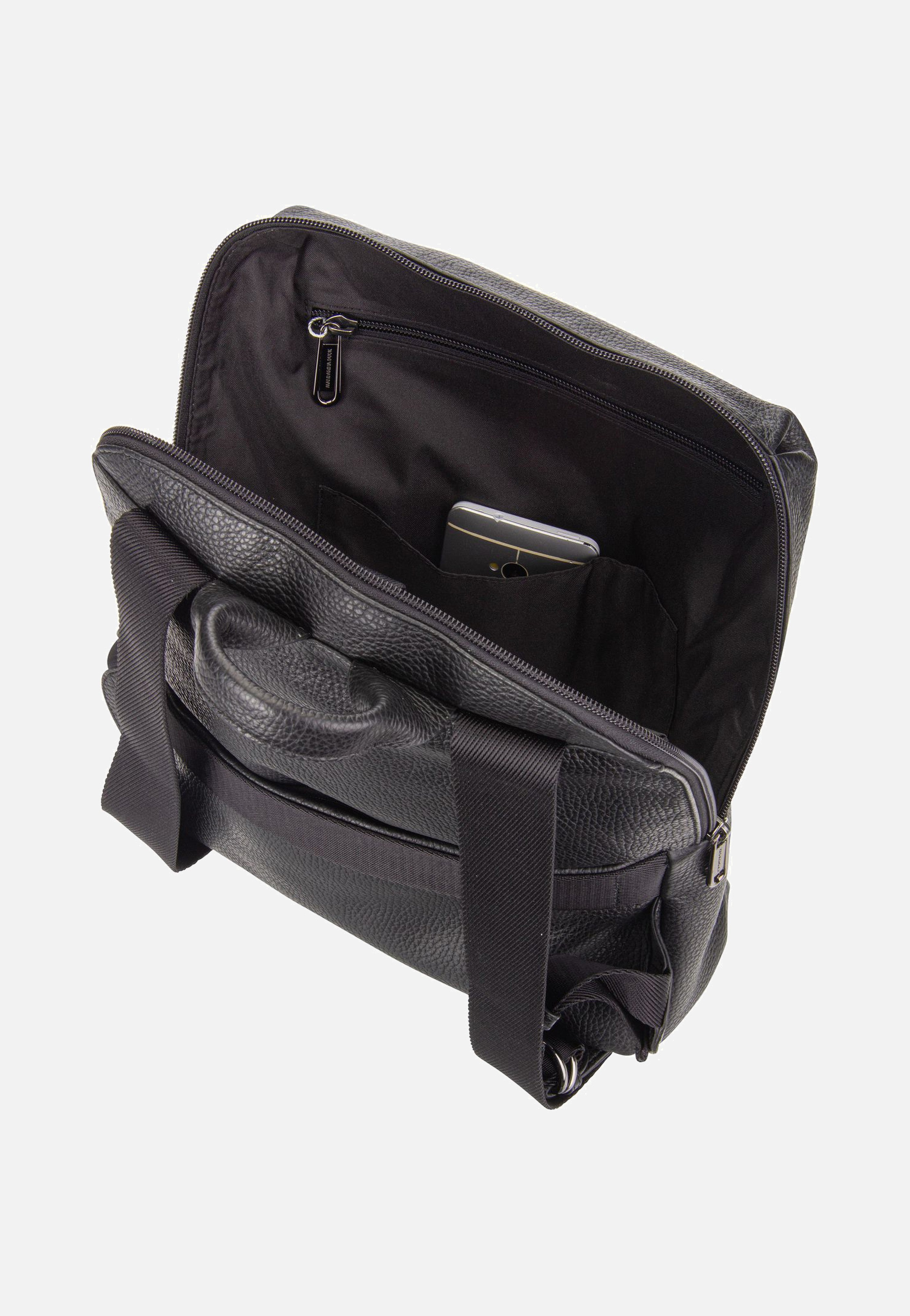 Mandarina Duck Mellow Leather Squared FZT38 Nero Rucksack