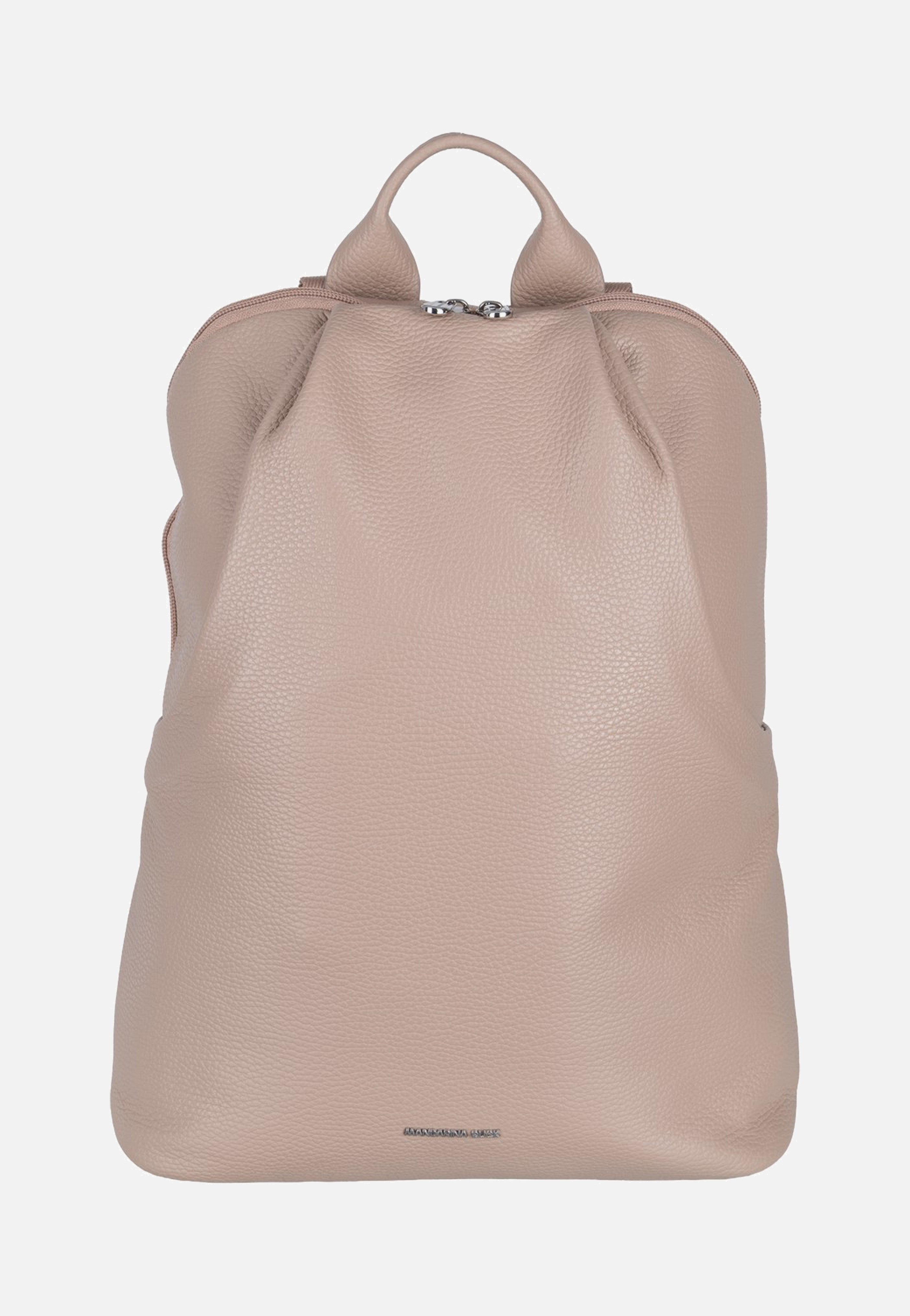 Mandarina Duck Mellow Leather Soft FZTA7 Warm Taupe Backpack