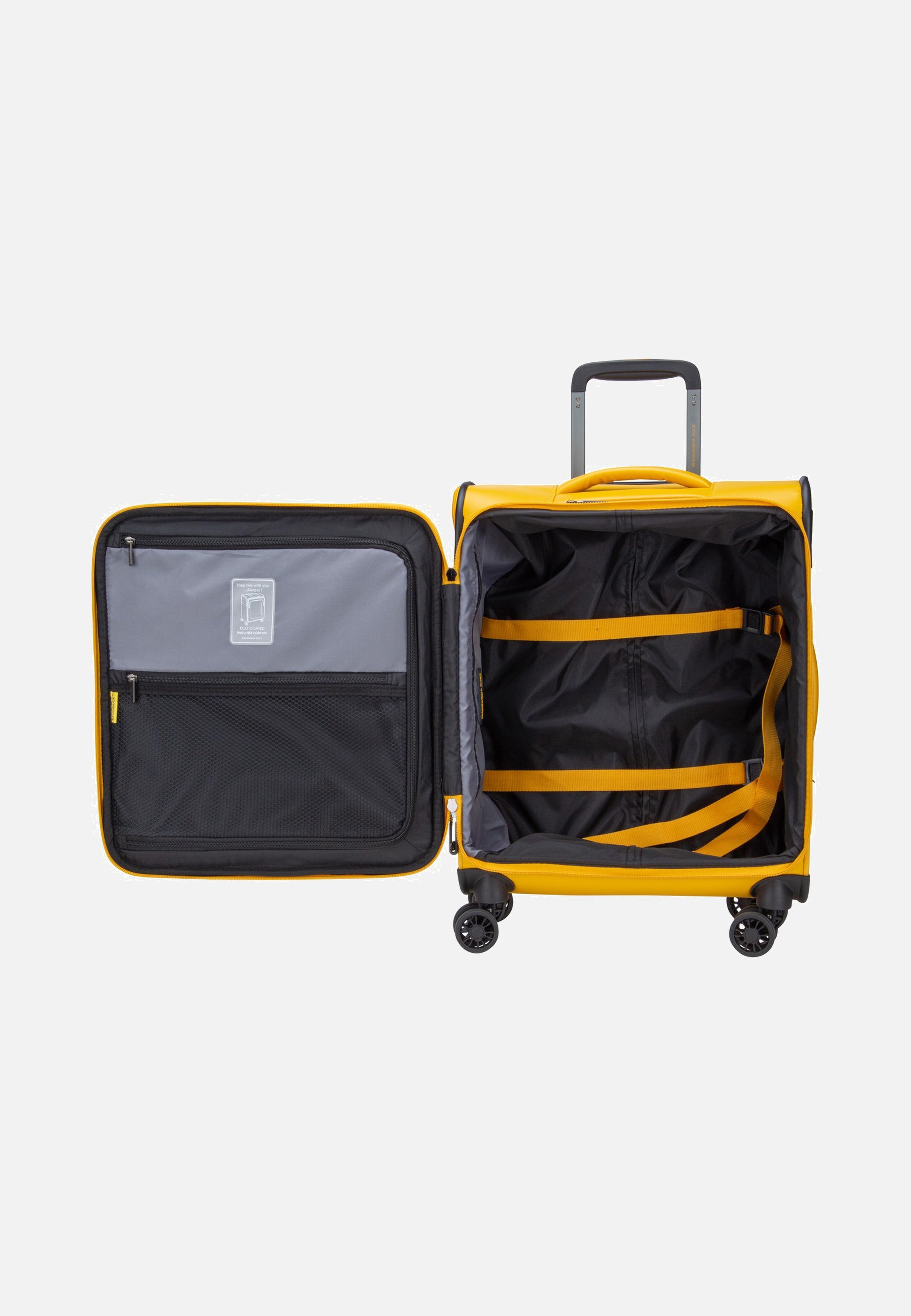 Mandarina Duck Eco Coated OSV01 Duck Yellow Koffer