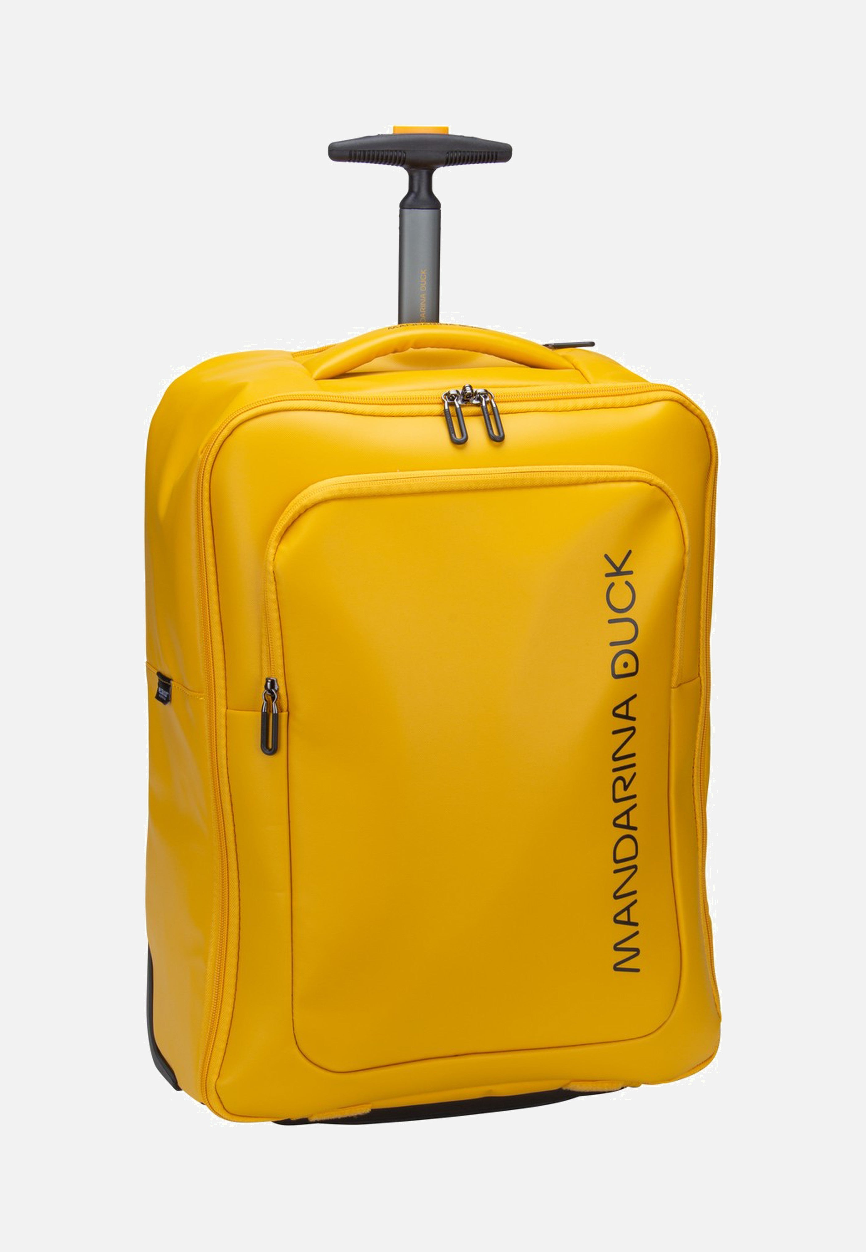 Mandarina Duck Eco Coated OSV06 Duck Yellow Backpack Trolley