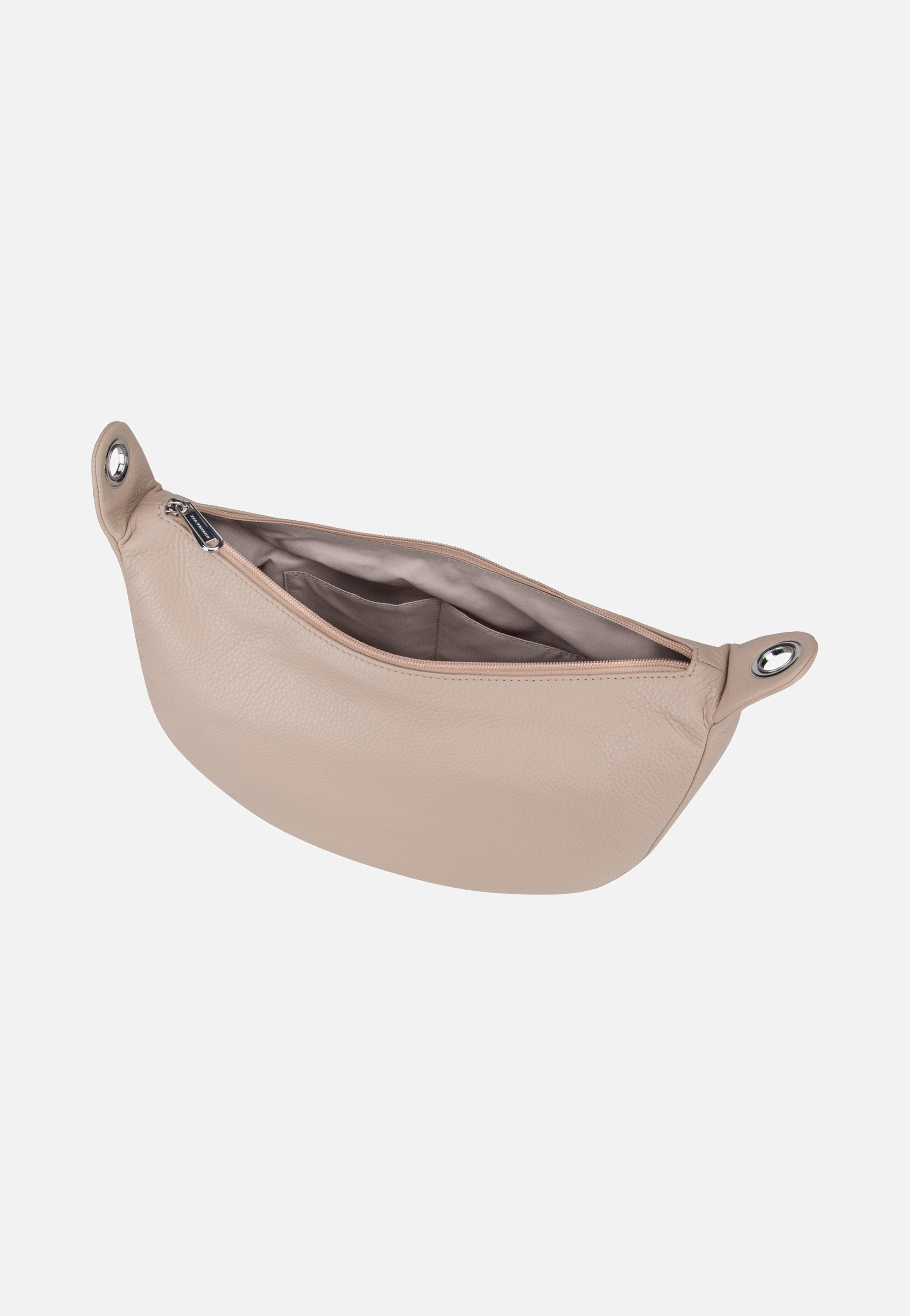Mandarina Duck Mellow Leather Hobo FZT03 Warm Taupe Hobo Bag