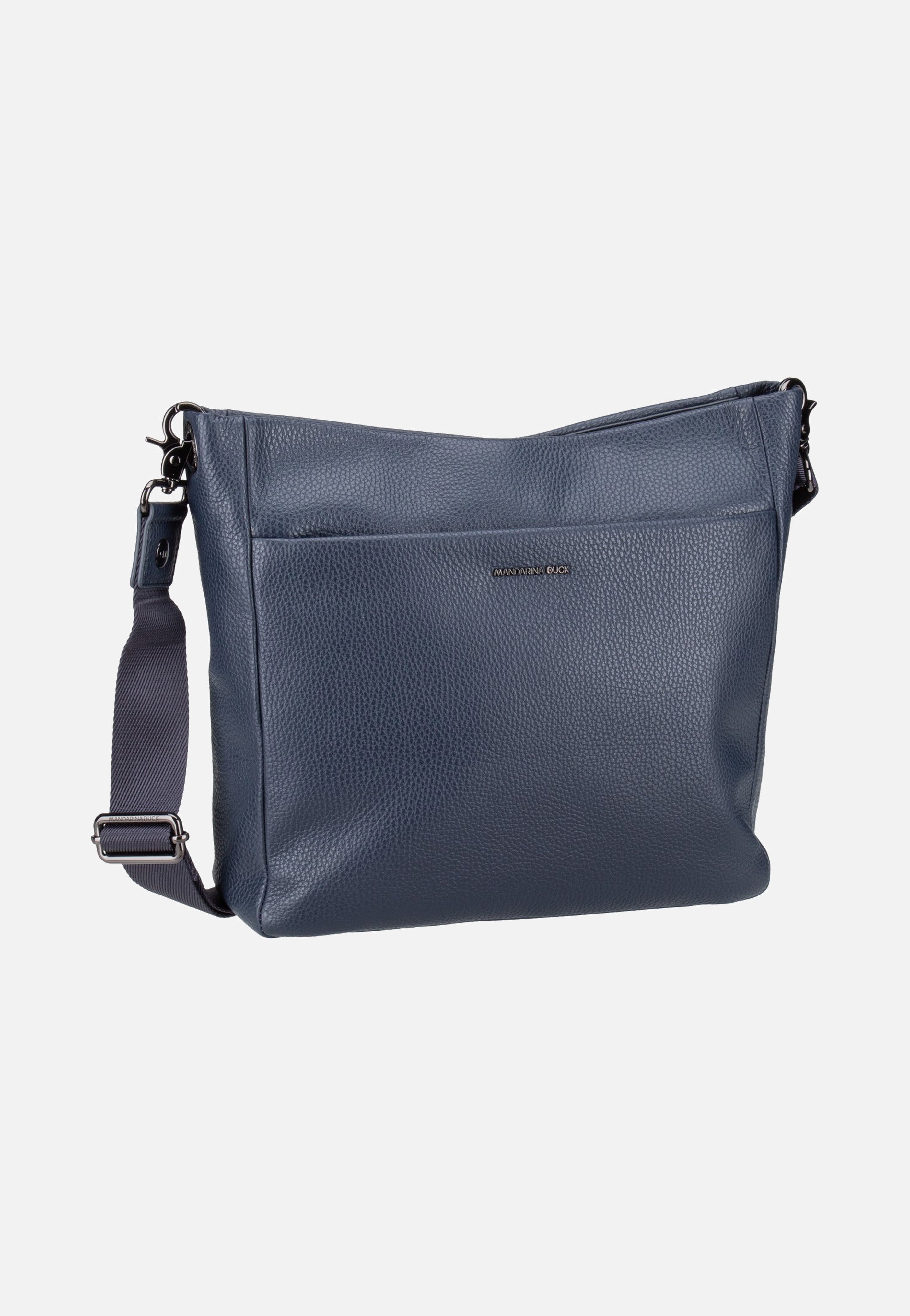 Mandarina Duck Mellow Leather Large FZT04 Dress Blue Umhängetasche