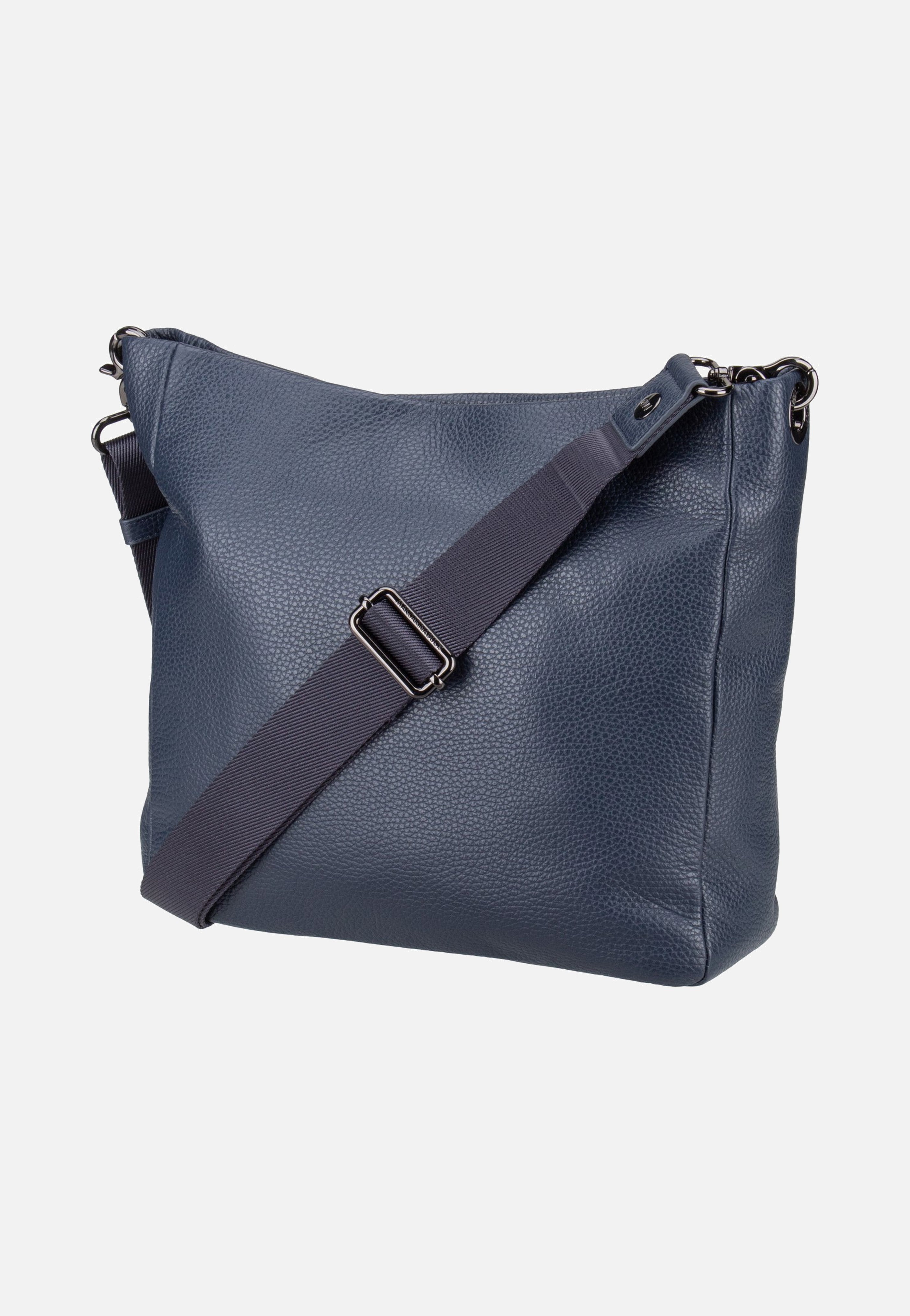 Mandarina Duck Mellow Leather Large FZT04 Dress Blue Umhängetasche