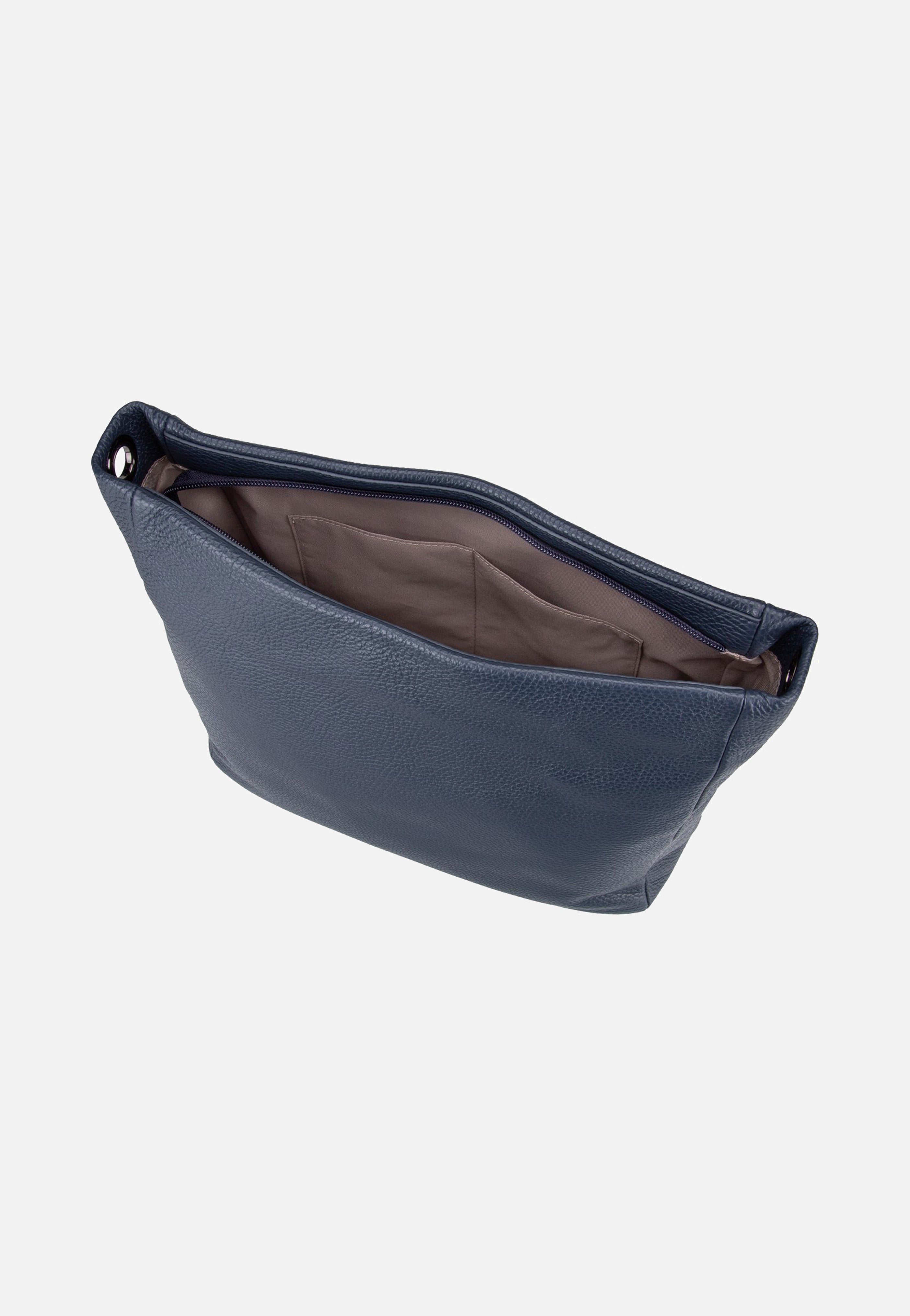 Mandarina Duck Mellow Leather Large FZT04 Dress Blue Umhängetasche