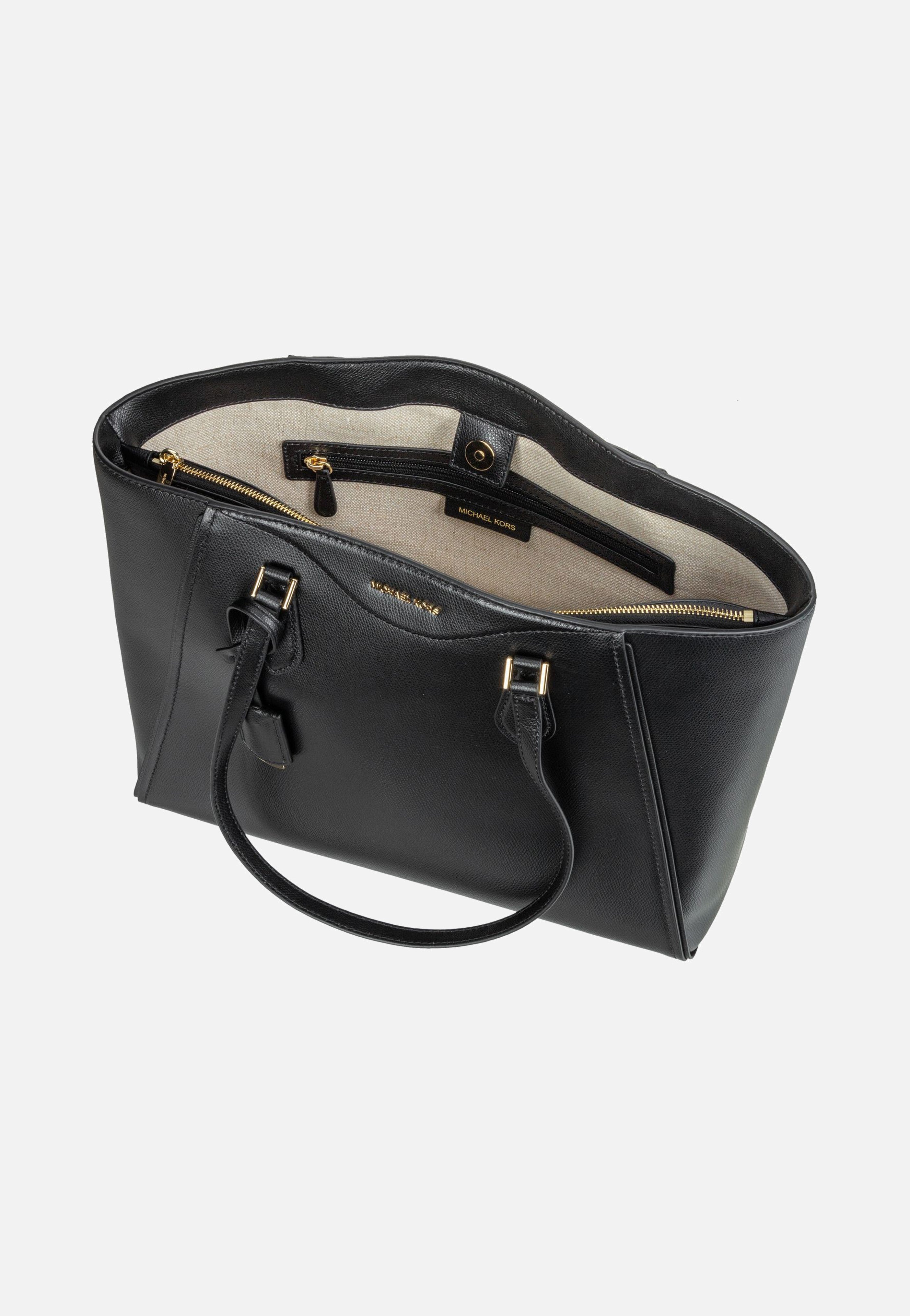 Michael Kors Taryn Large MF TZ Solid Sahara Black Shopper