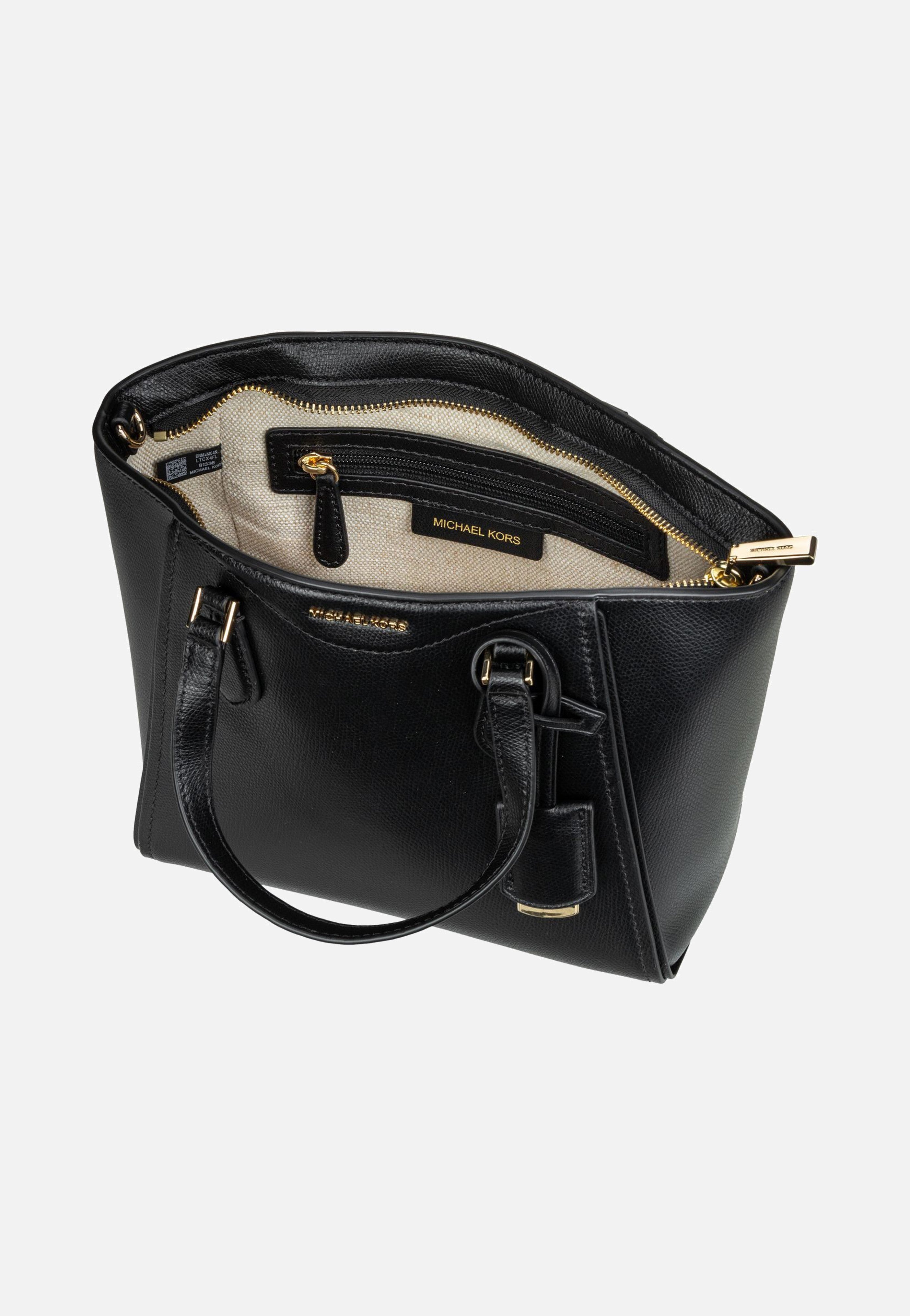 Michael Kors Taryn Small Convertible Sahara Black Handle Bag