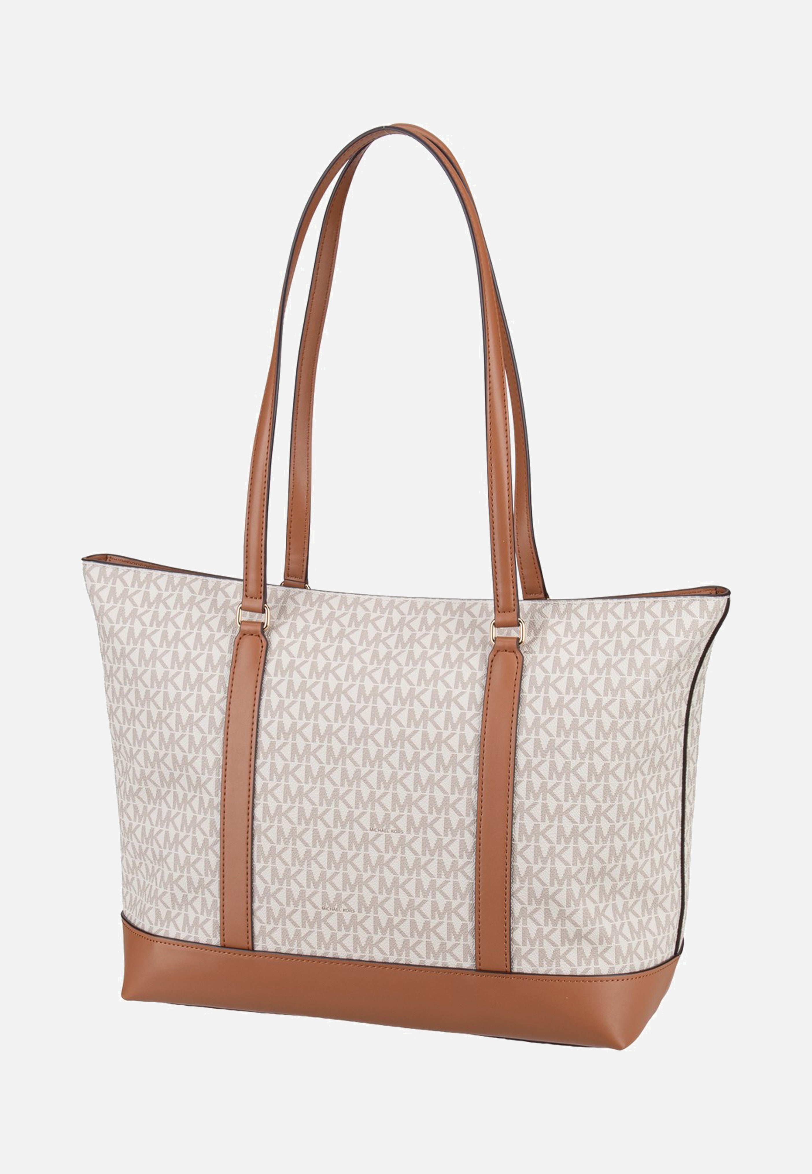 Michael Kors Andie MD NS Tote Vanilla/Acorn Shopper