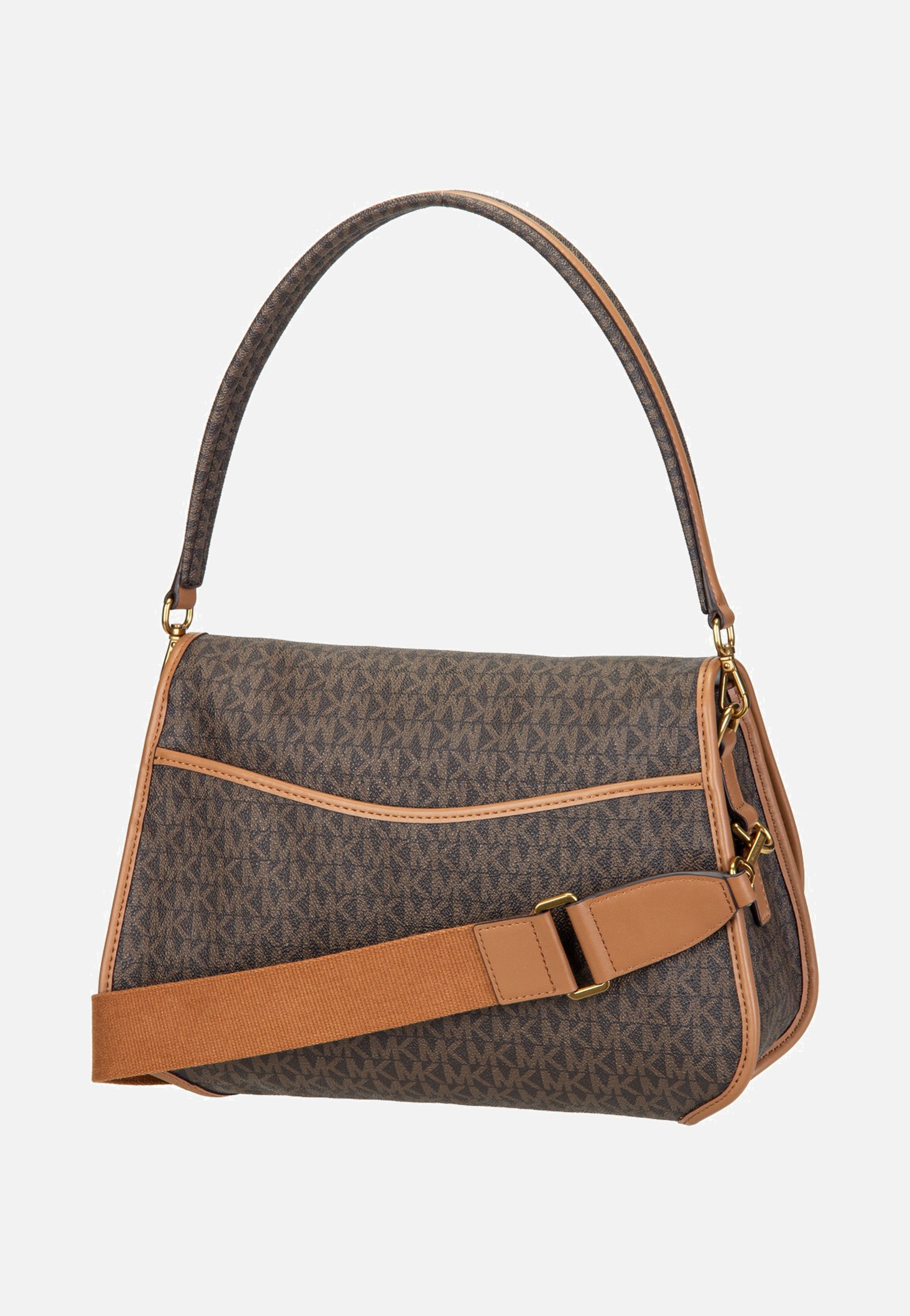 Michael Kors Holmes Medium Conv Msgr Brown/Acorn Shoulder Bag