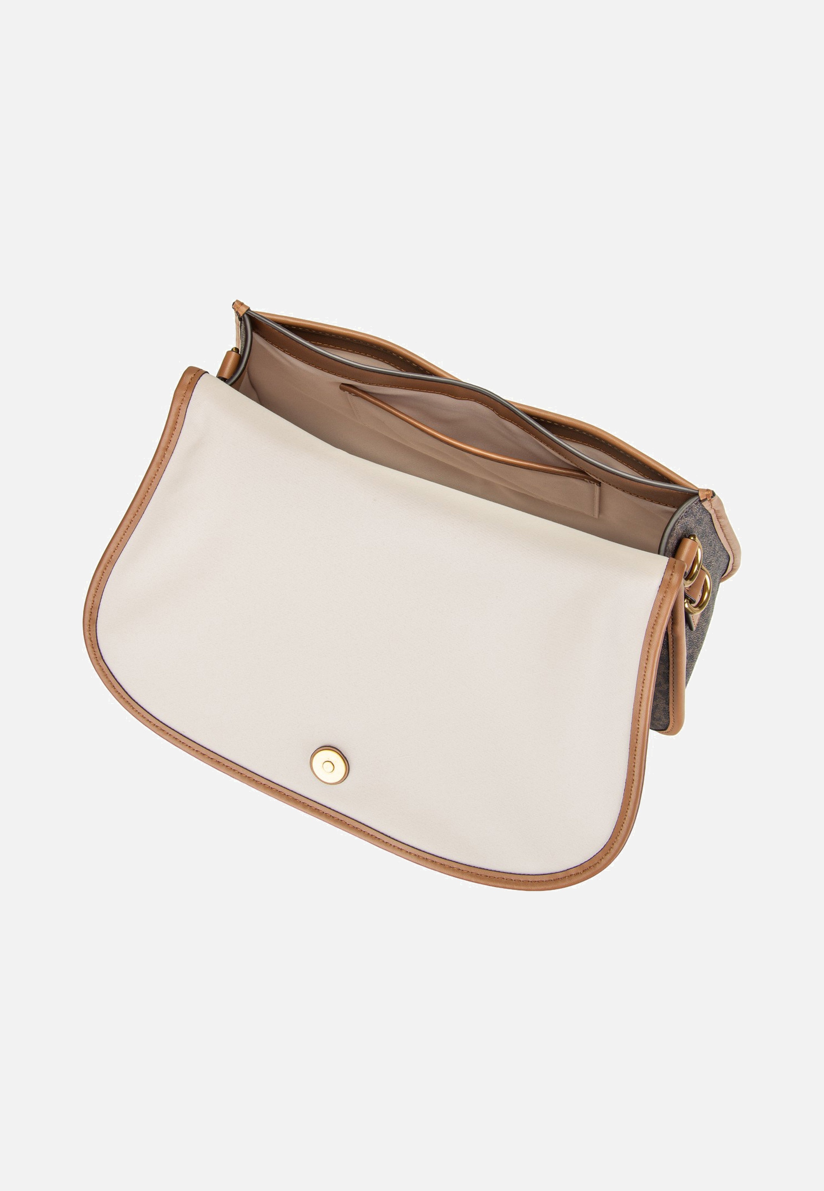Michael Kors Holmes Medium Conv Msgr Brown/Acorn Shoulder Bag
