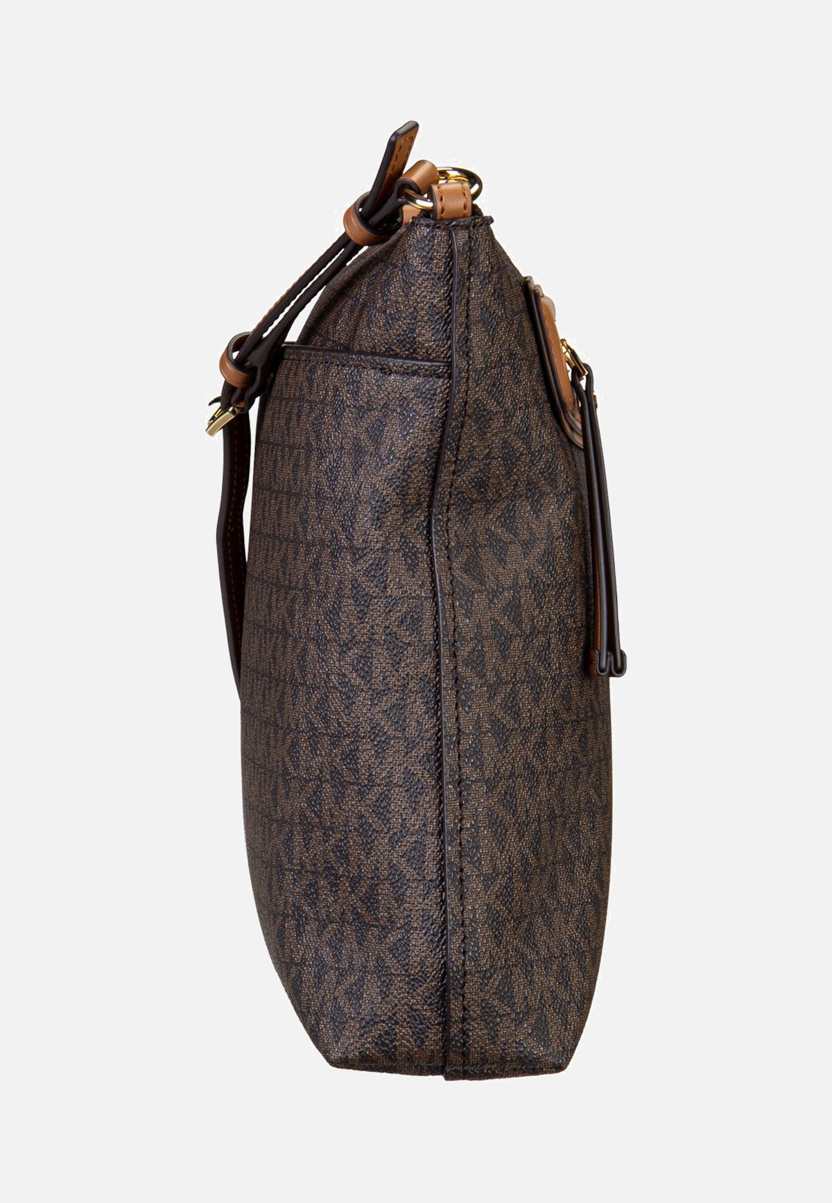 Michael Kors Jet Set Travel LG Ns Tz Xbody Brown/Acorn Crossbody Bag