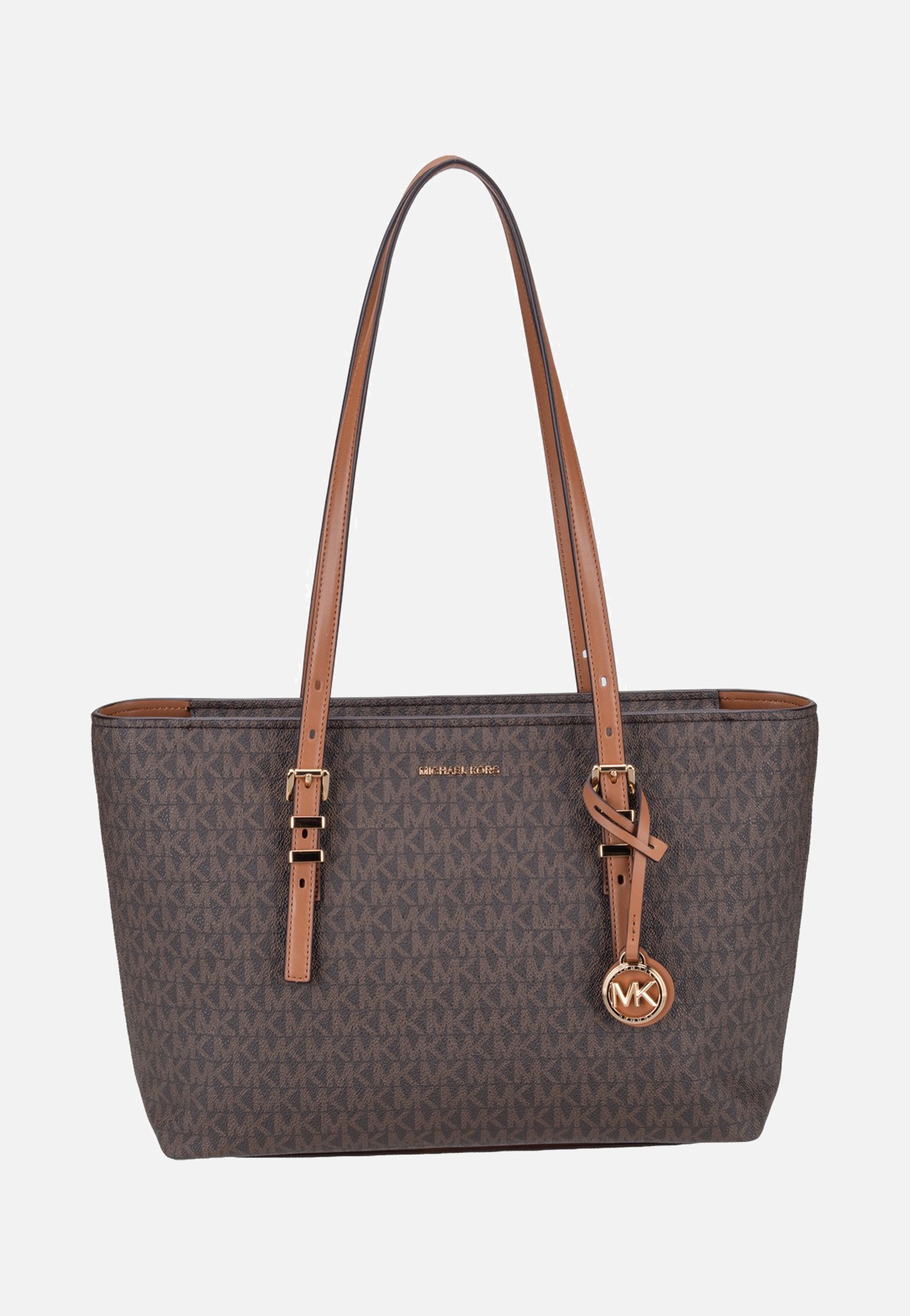 Michael Kors Quinn MD Ew Tz Tote Brown/Acorn Shopper