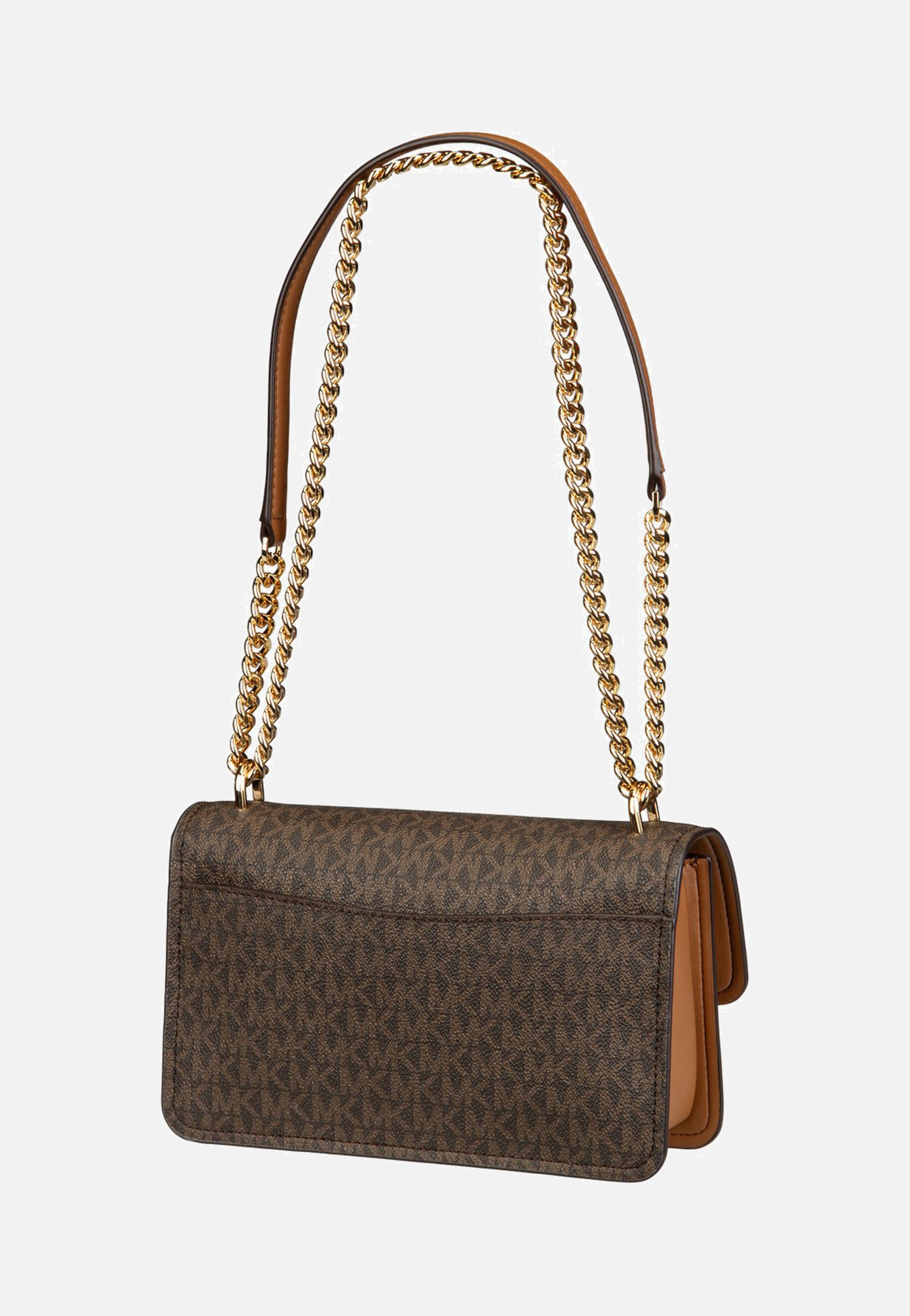 Michael Kors Claire LG Shoulder MK Sig Brown/Acorn Schultertasche