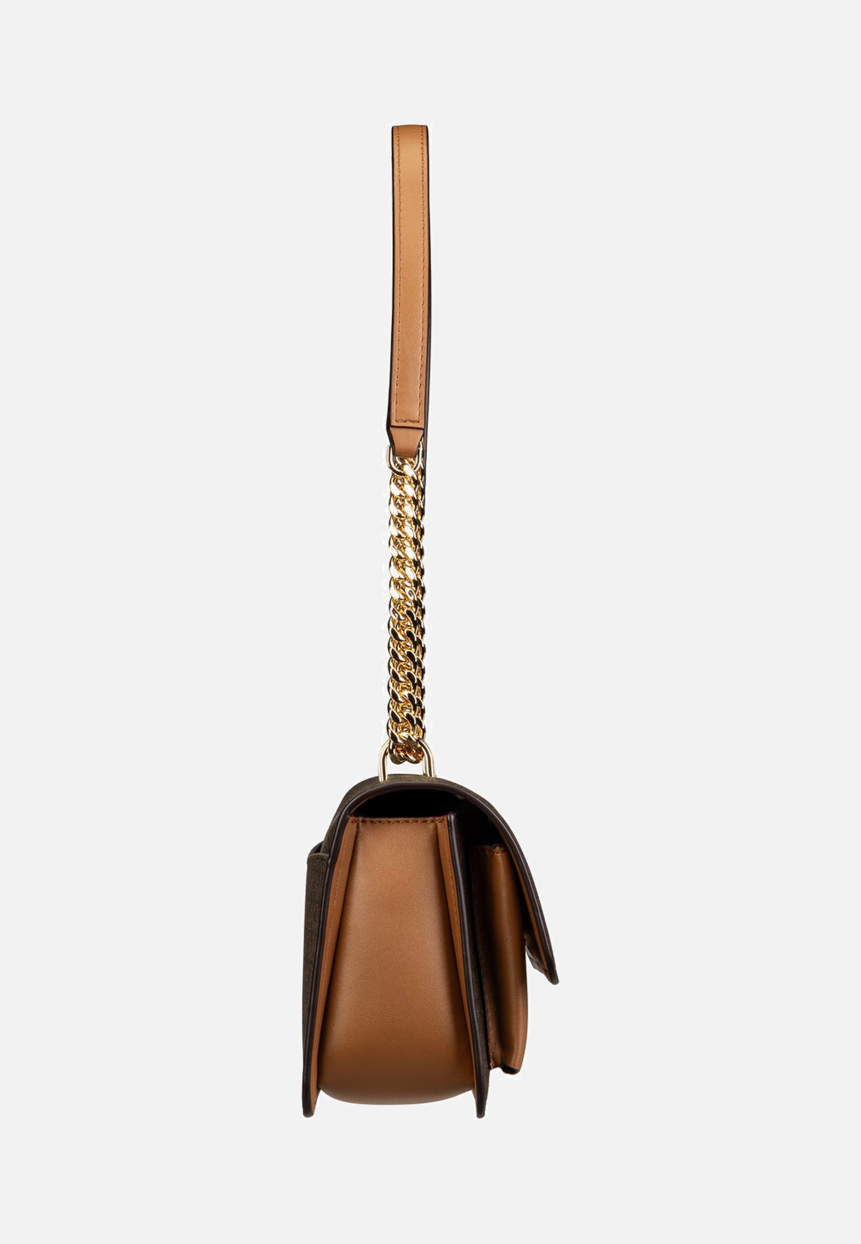 Michael Kors Claire LG Shoulder MK Sig Brown/Acorn Schultertasche
