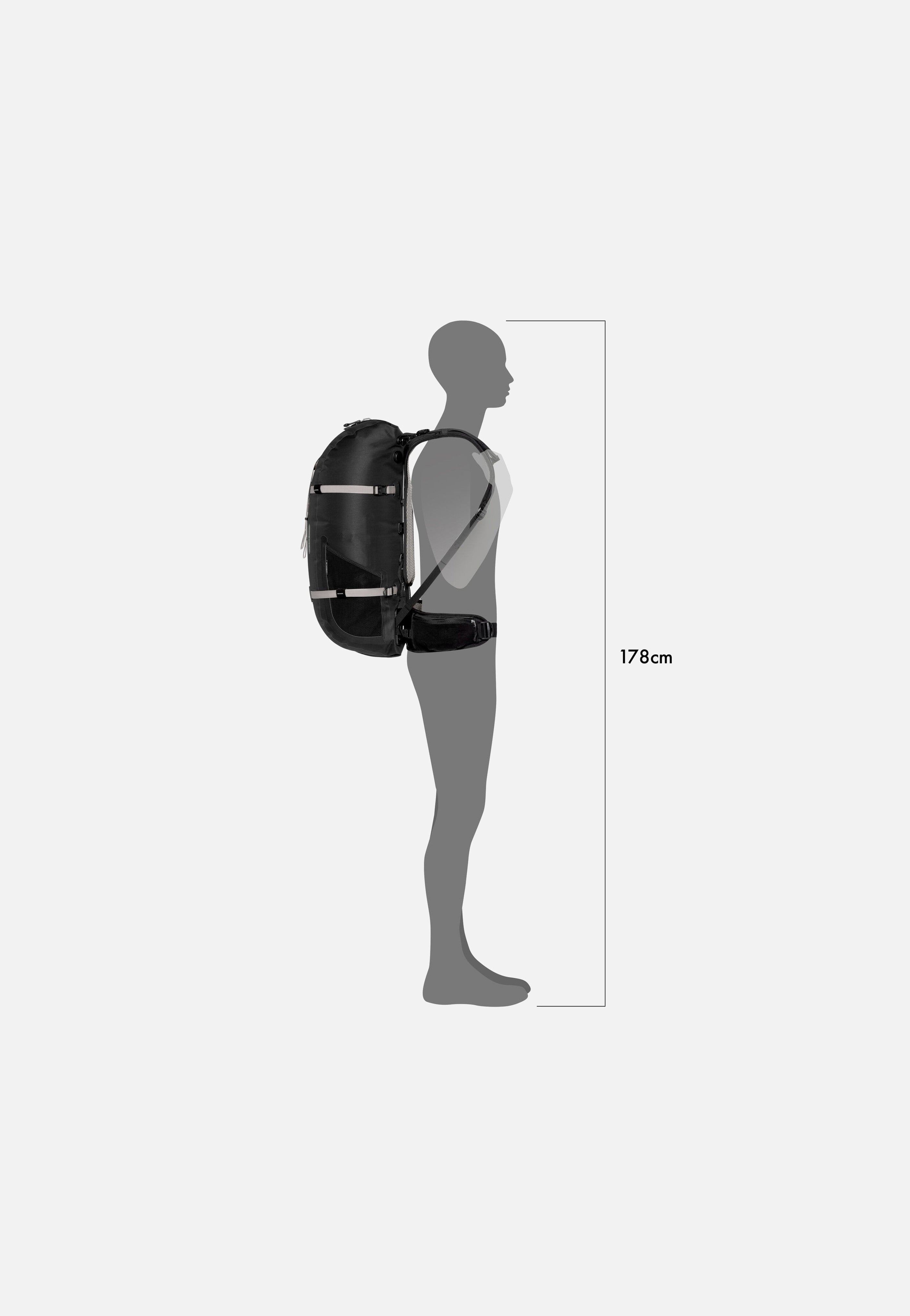 ORTLIEB Atrack 35L Schwarz Travel Rucksack