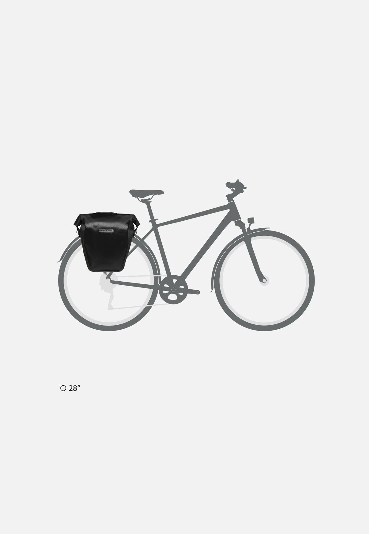 ORTLIEB Back-Roller Core QL2.1 Schwarz Fahrradtasche