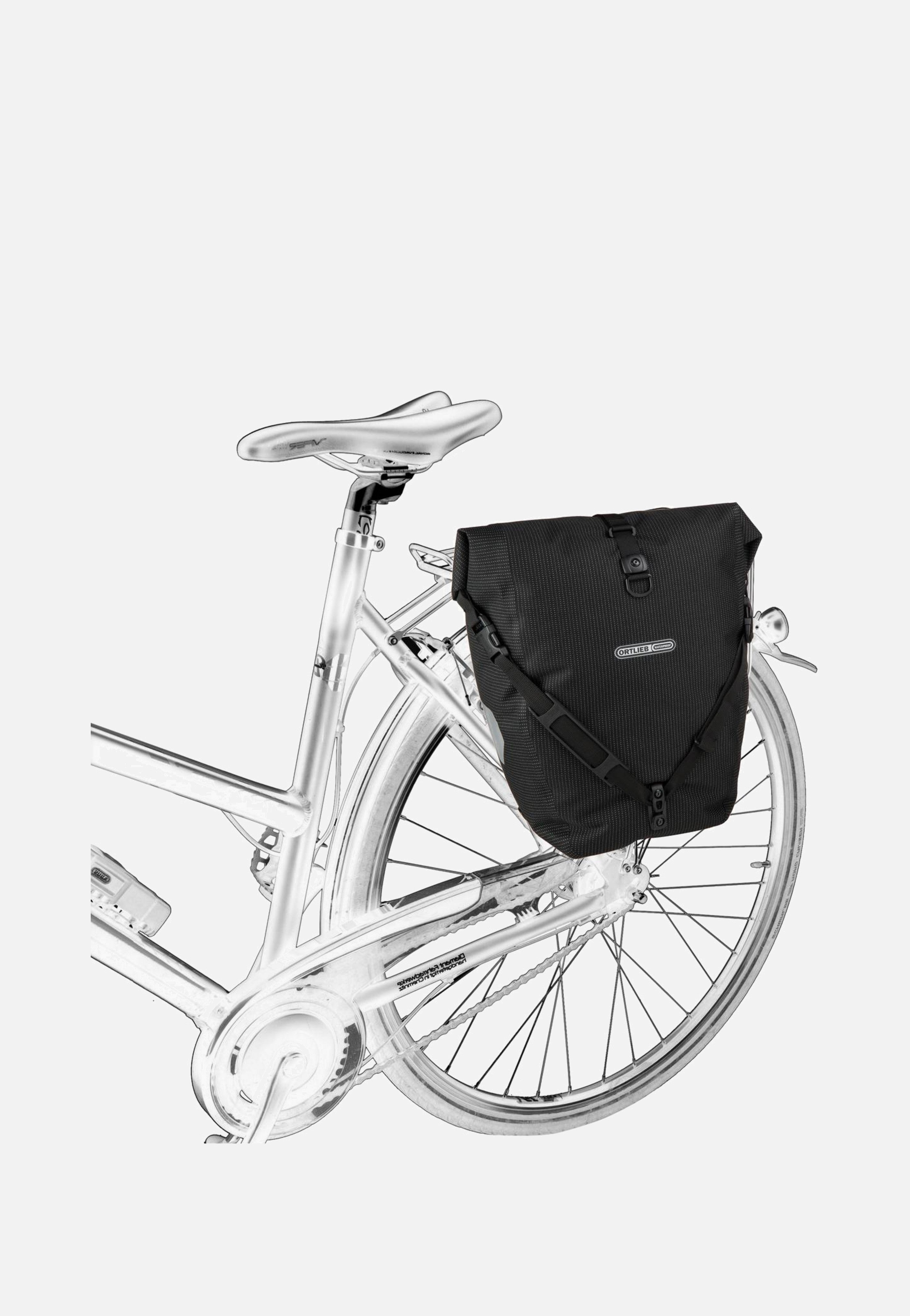 ORTLIEB Back-Roller High Visibility Single QL2.1 Schwarz Reflex Fahrradtasche