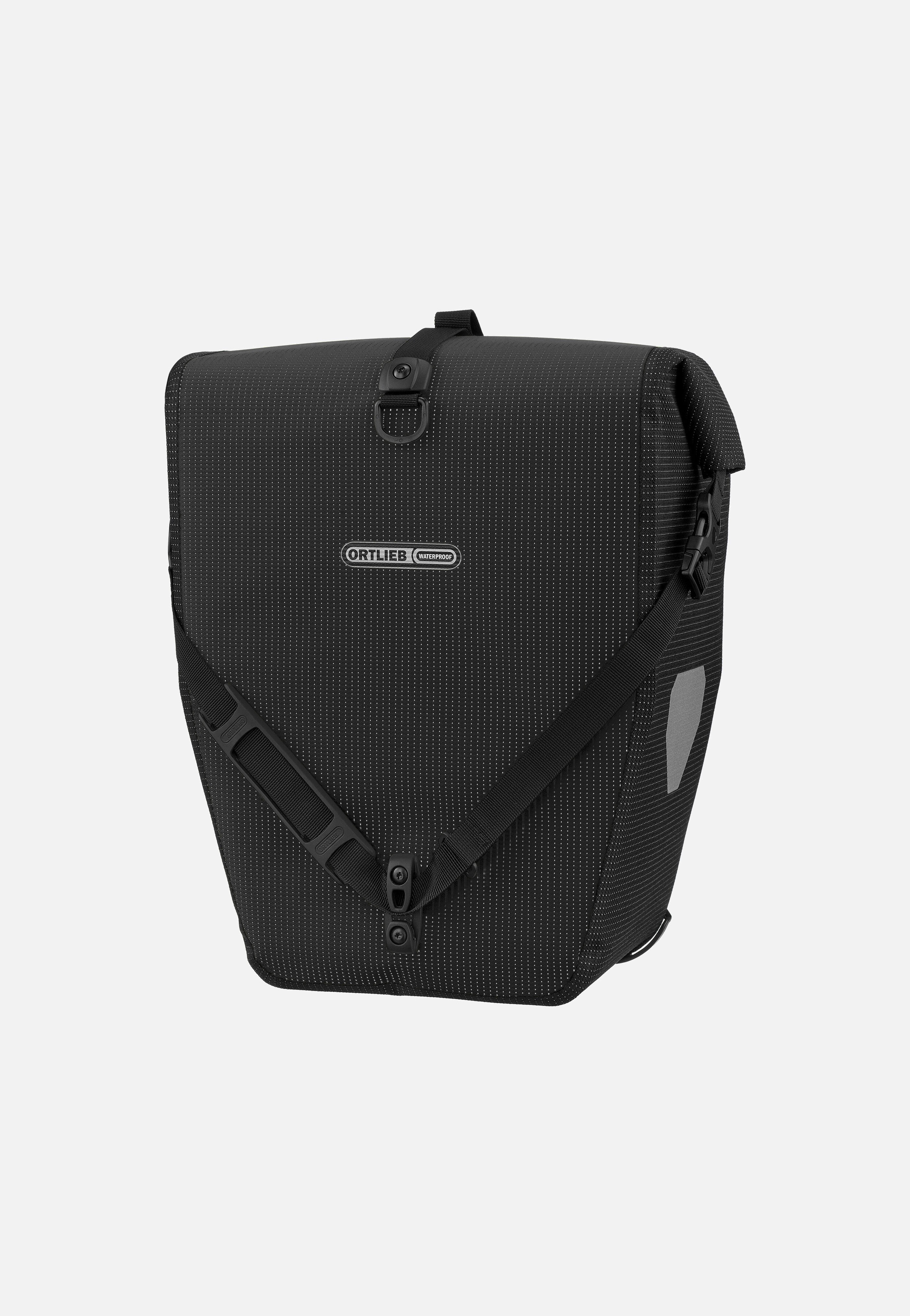 ORTLIEB Back-Roller High Visibility Single QL2.1 Schwarz Reflex Fahrradtasche