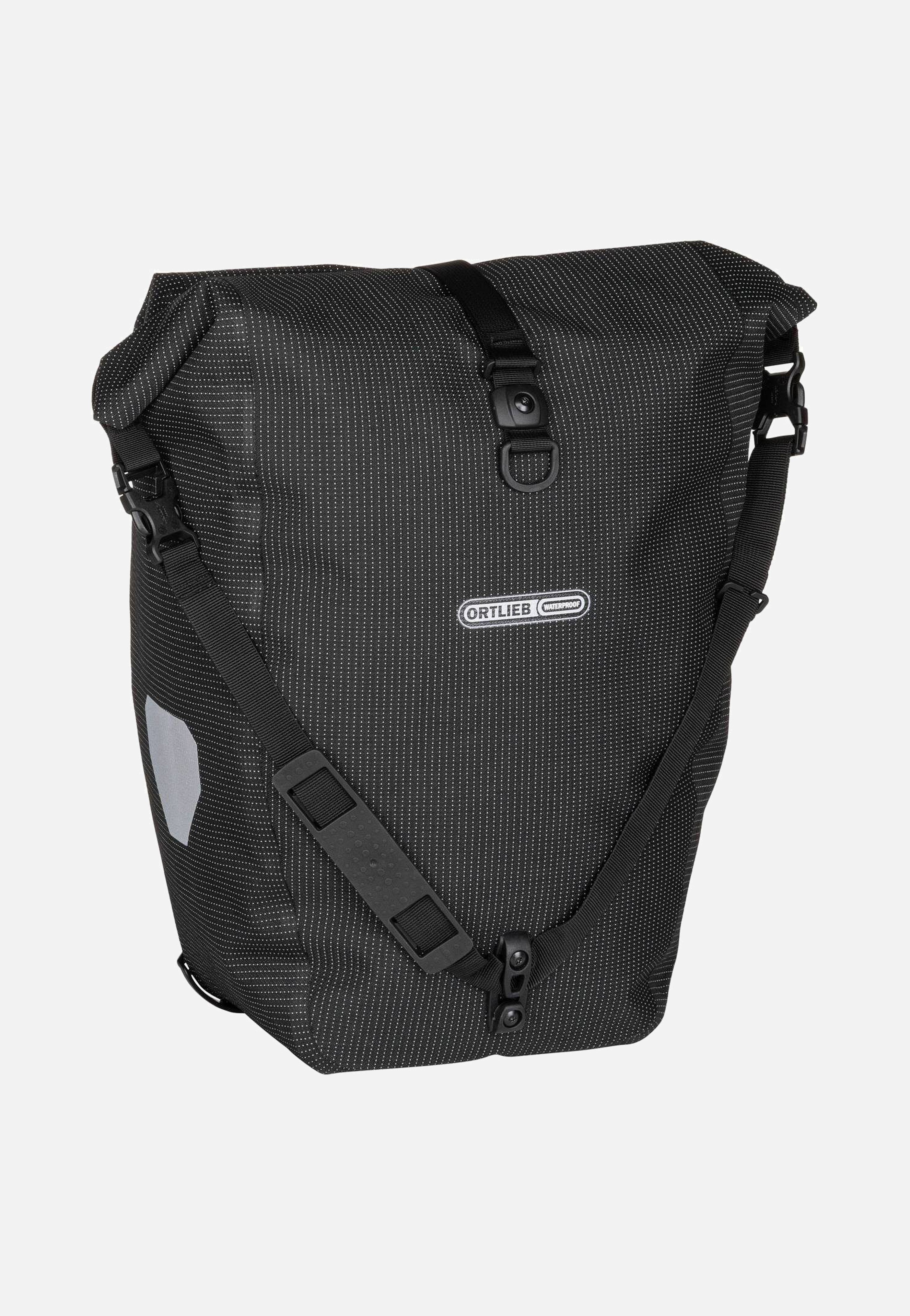 ORTLIEB Back-Roller High Visibility Single QL3.1 Black Reflective Fahrradtasche
