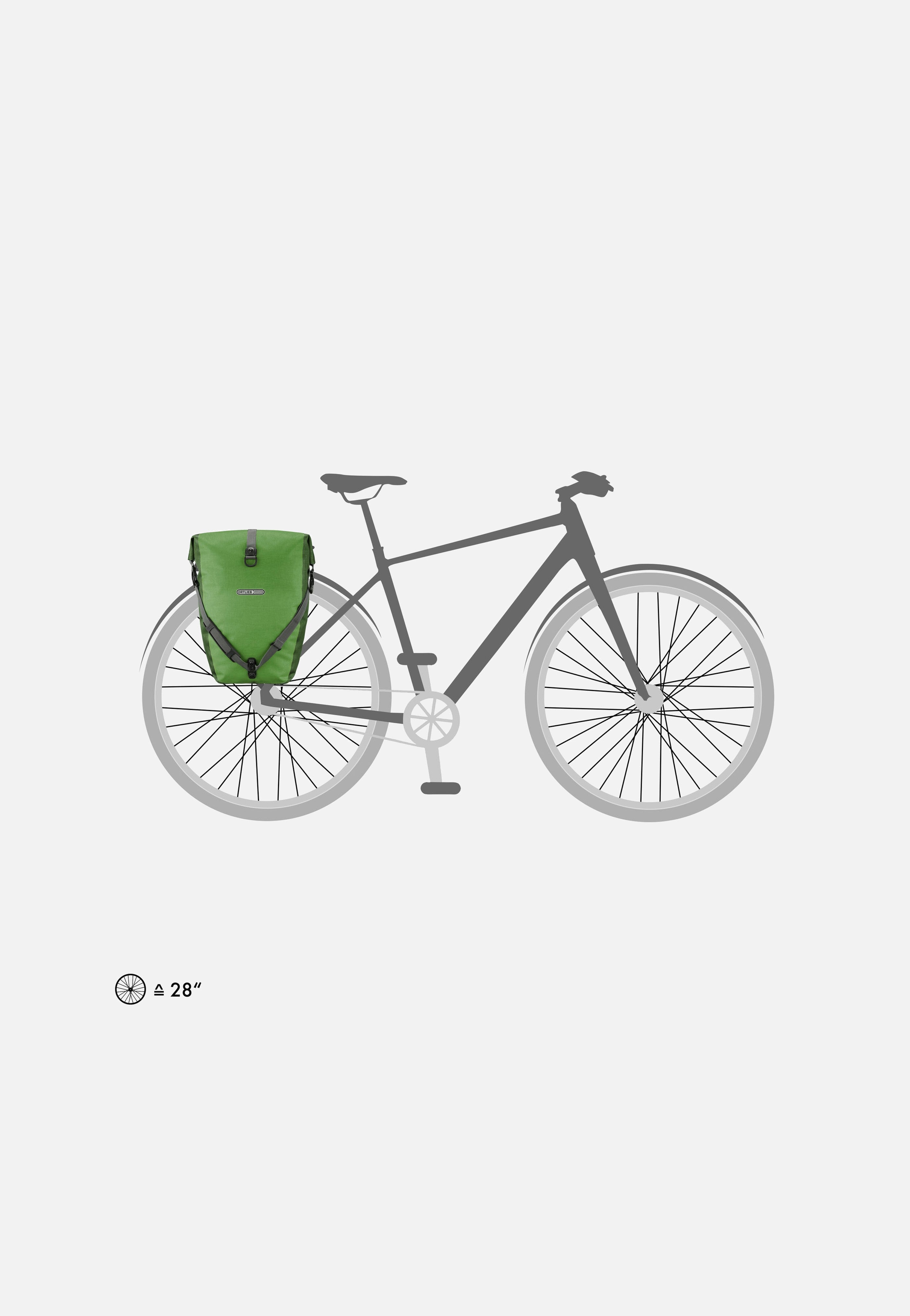 ORTLIEB Back-Roller Plus CR QL2.1 Kiwi Moss Green Fahrradtasche