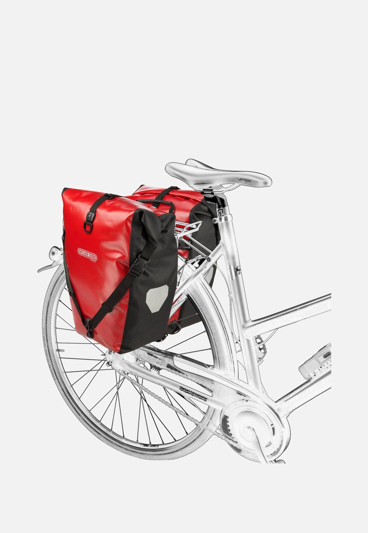 ORTLIEB Back-Roller Rot Schwarz Fahrradtasche