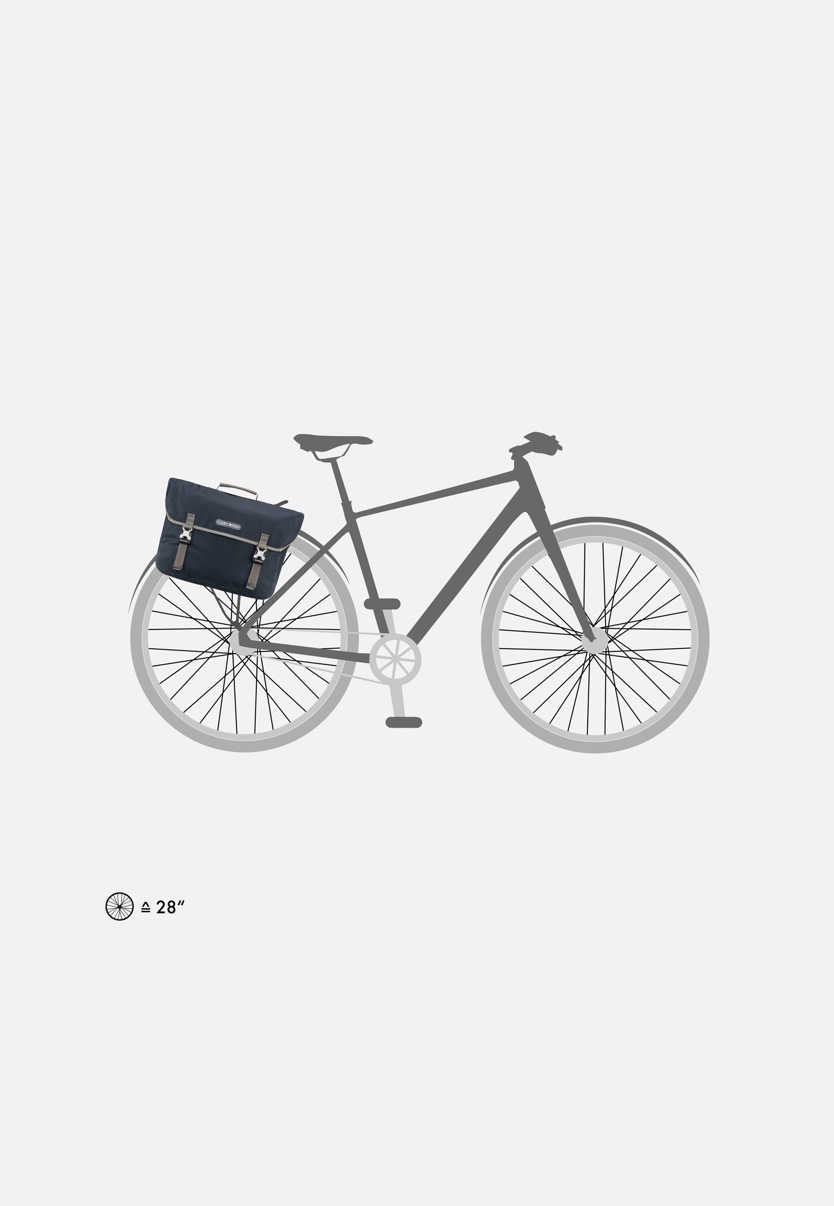 ORTLIEB Commuter-Bag Urban QL2.1 Ink Fahrradtasche