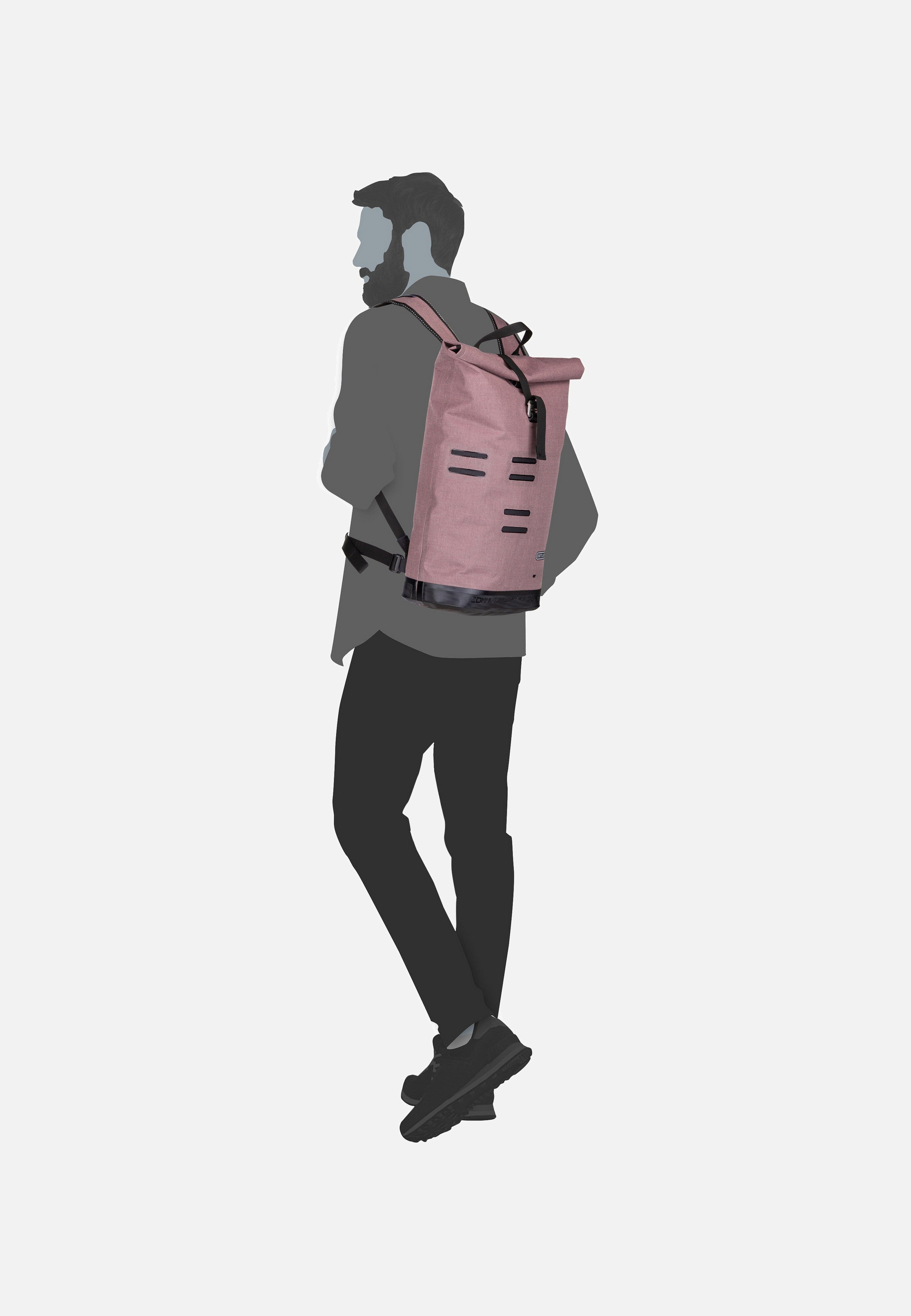 ORTLIEB Commuter-Daypack Urban 21 Ash Rose Rucksack