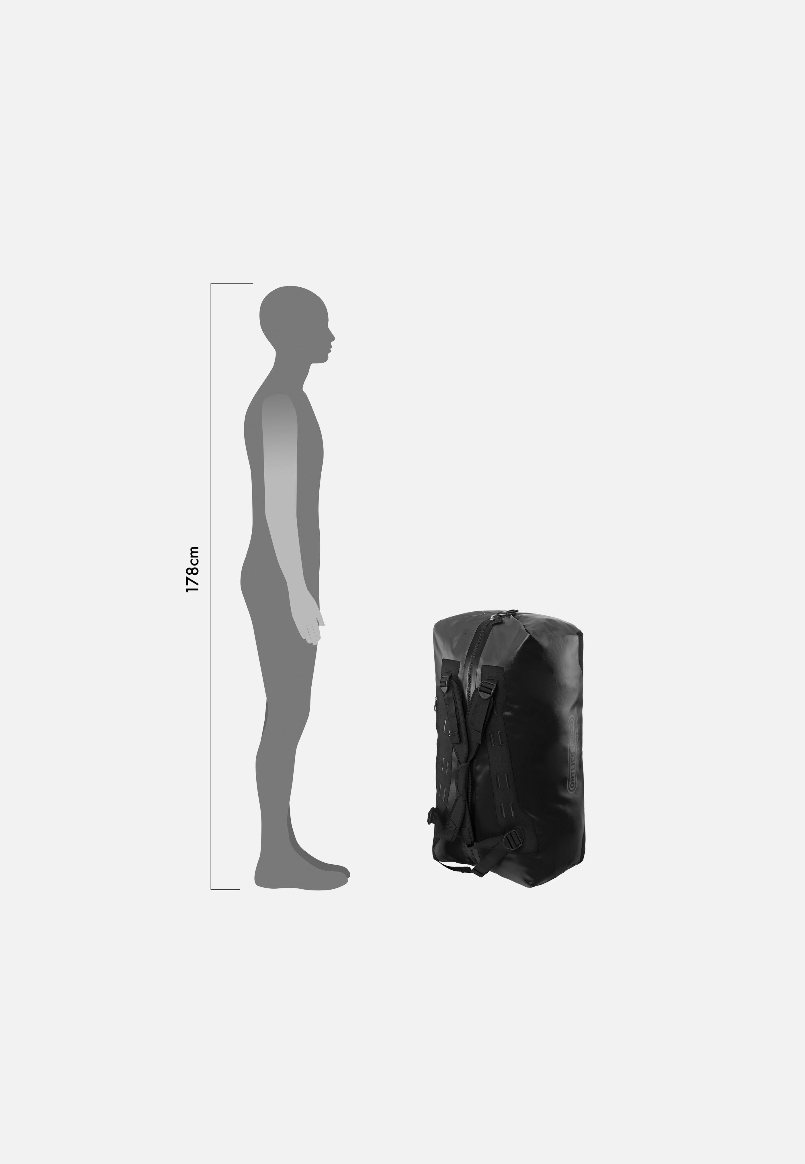 ORTLIEB Duffle 110L Schwarz Dufflebag