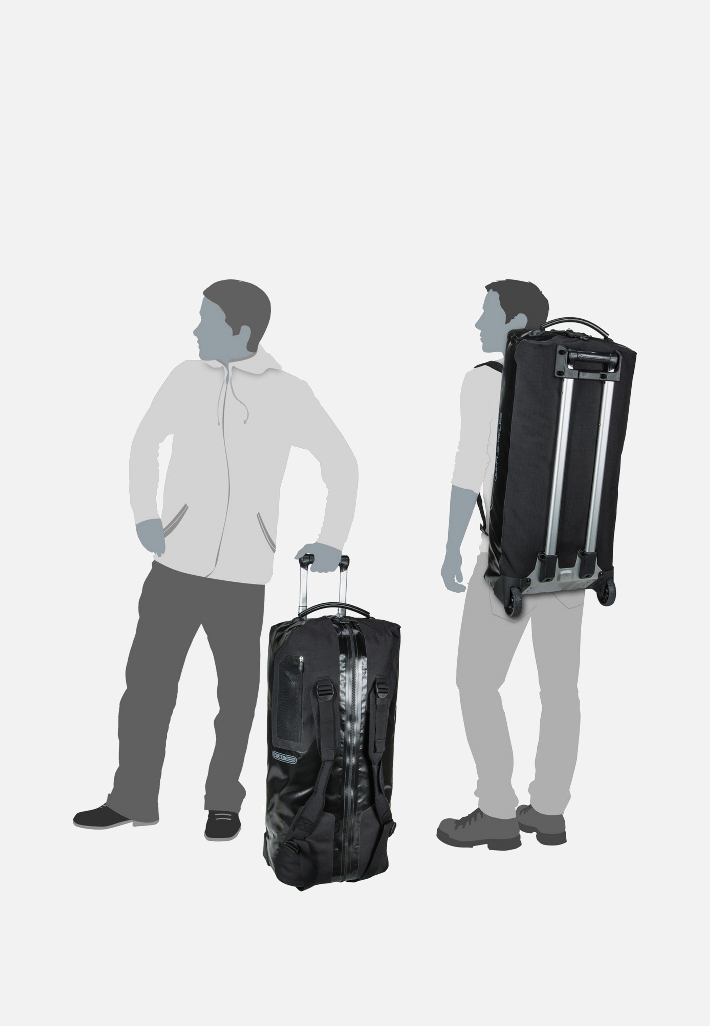 ORTLIEB Duffle RG 85L Schwarz Reisetasche