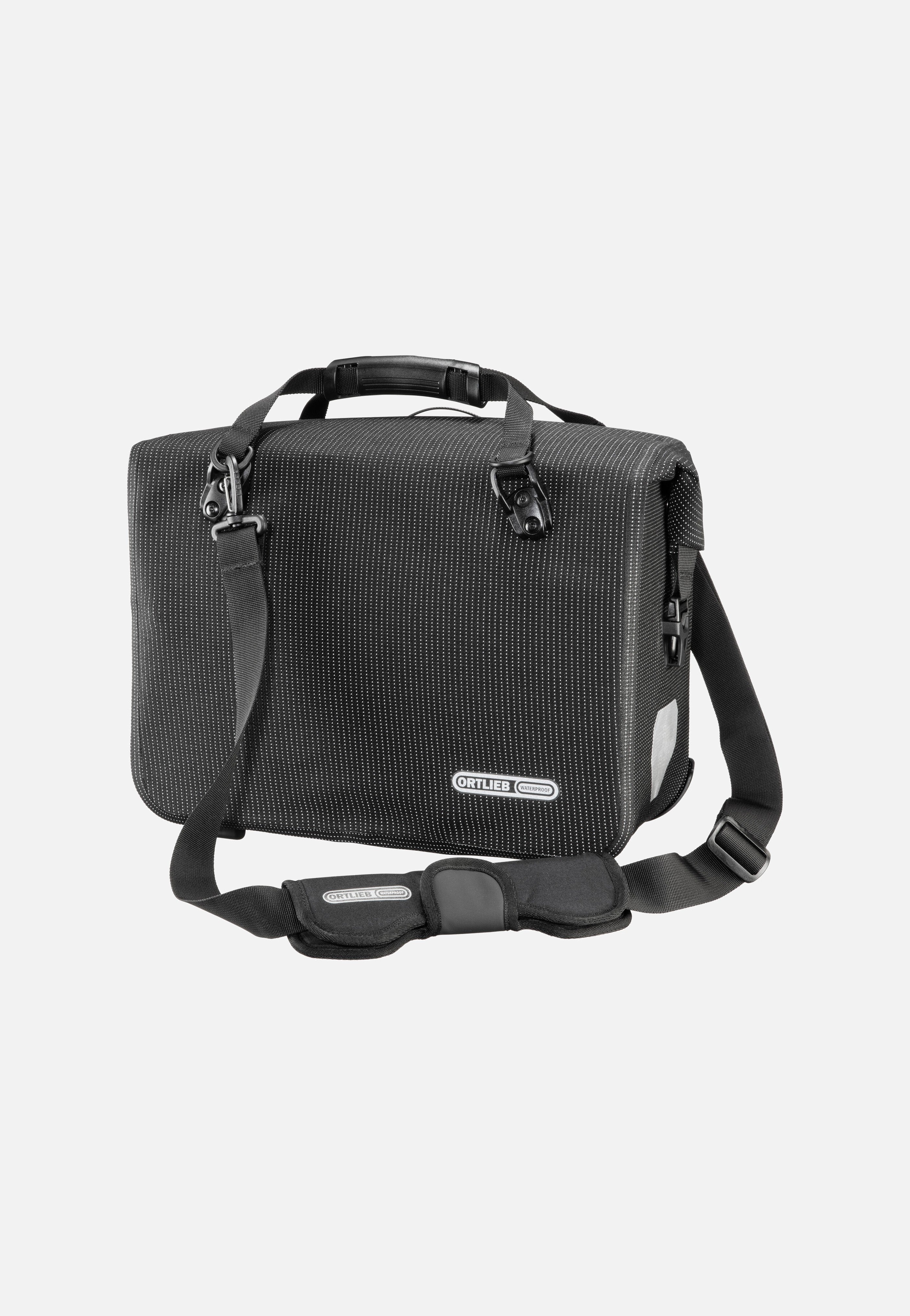 ORTLIEB Office-Bag 21 High Visibility QL3.1 Black Reflective Fahrradtasche