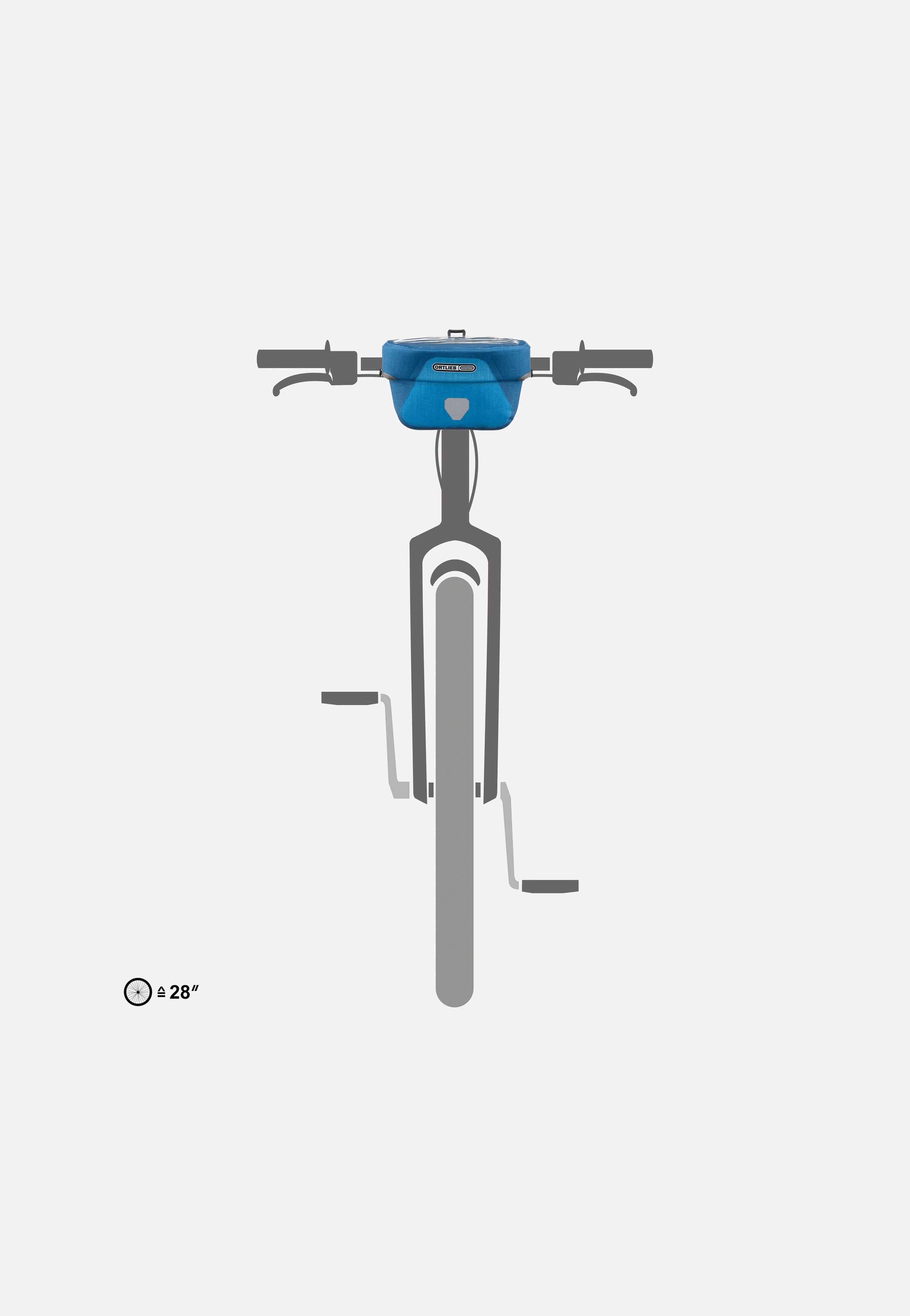 ORTLIEB Ultimate Plus 5L Dusk Blue-Denim Handlebar Bag