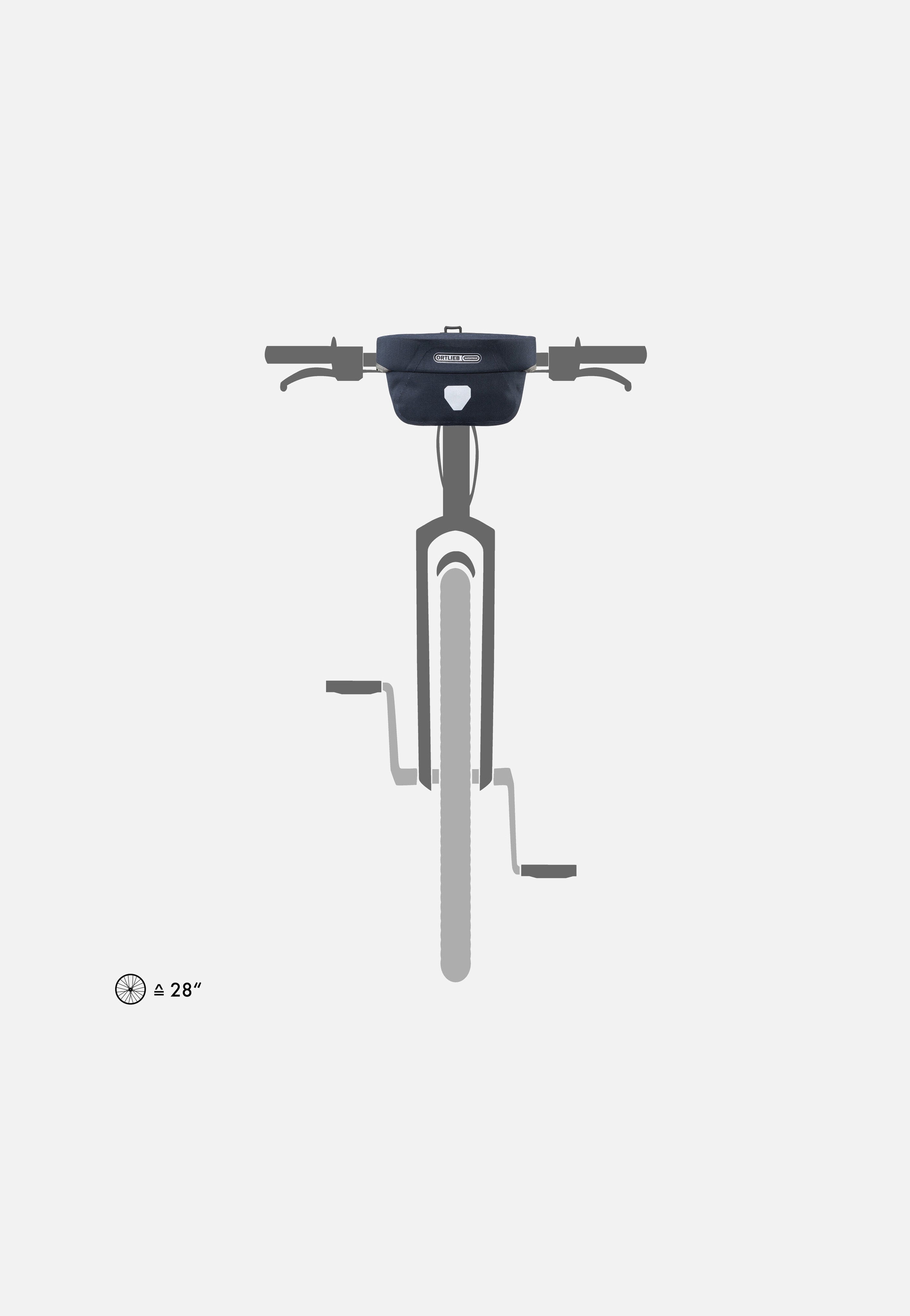 ORTLIEB Ultimate Urban Ink Handlebar Bag