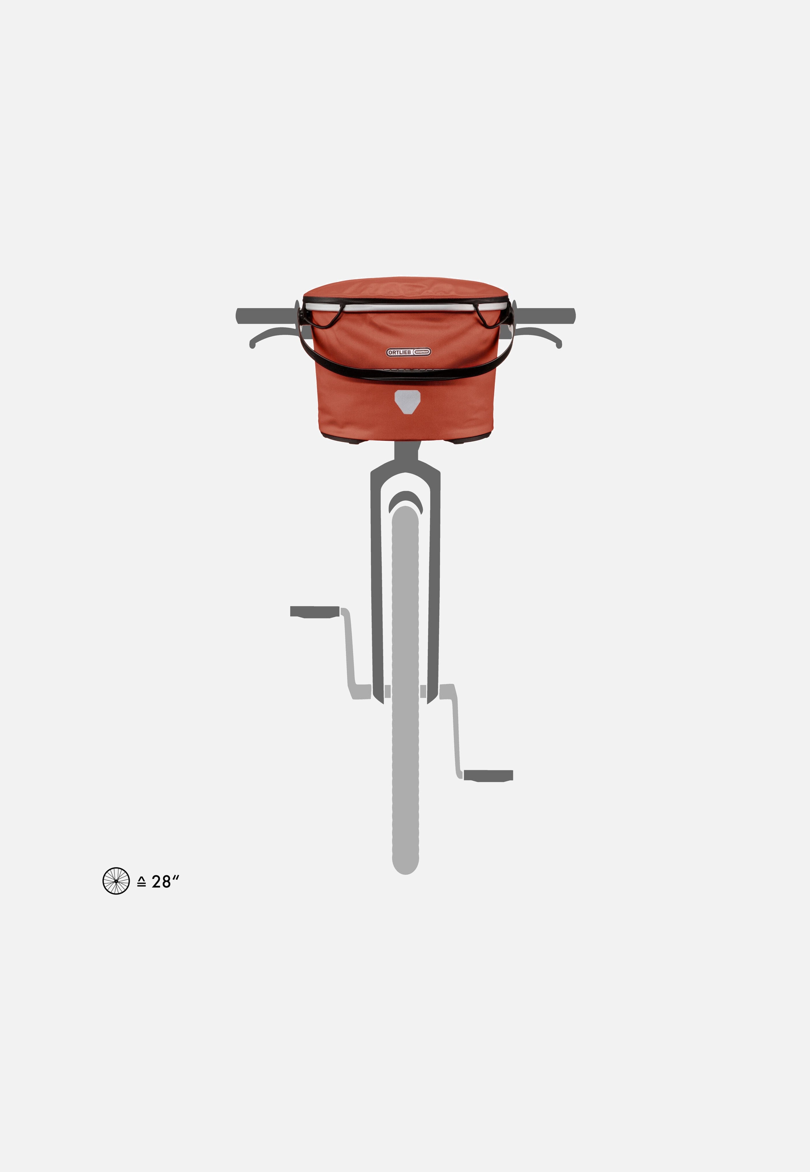 ORTLIEB Up-Town Rooibos Bike Basket