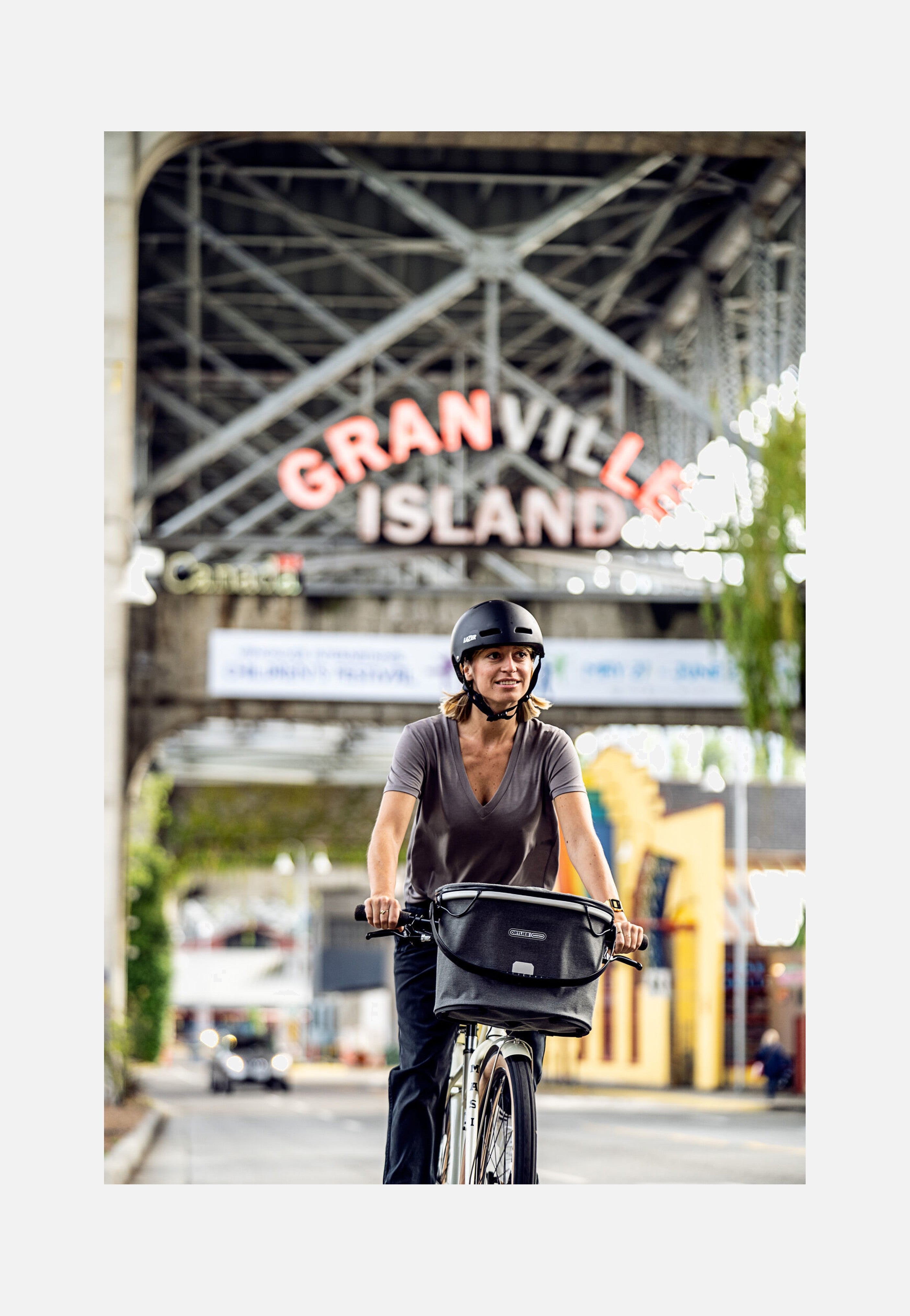 ORTLIEB Up-Town Urban Pepper Bike Basket