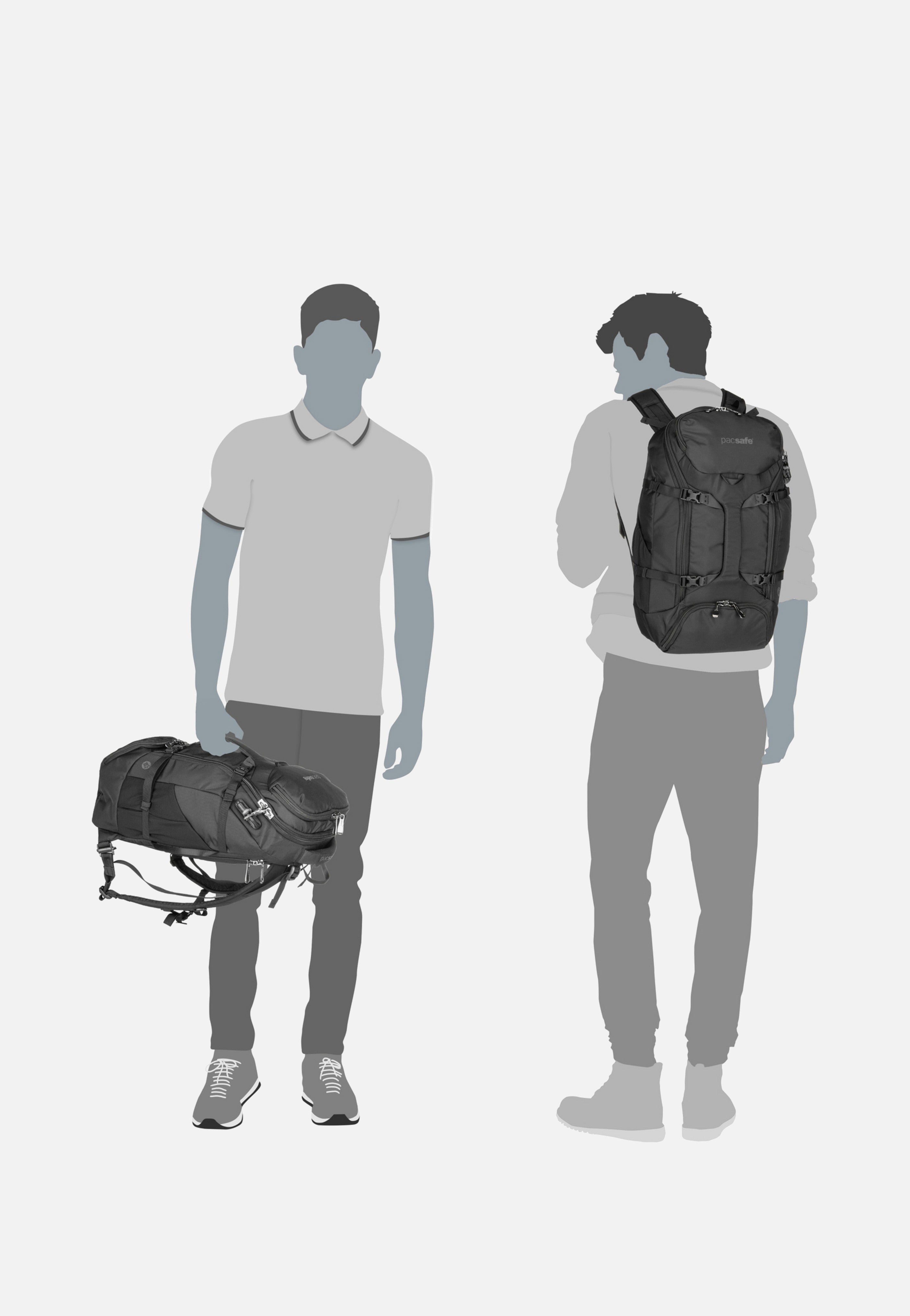 Pacsafe EXP35 Travel Black Travel Rucksack
