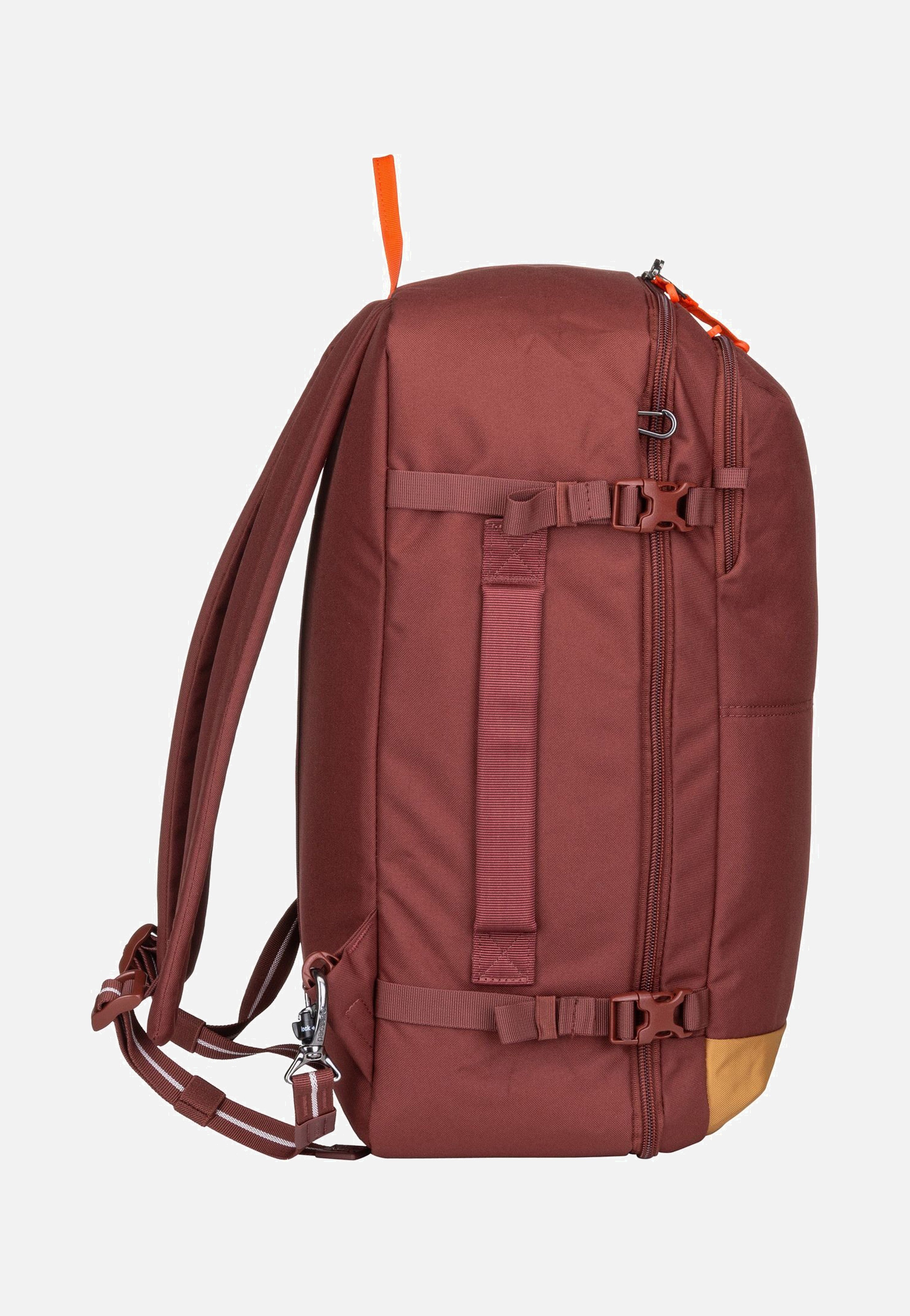 Pacsafe GO 34L Carry-On Garnet Red Reiserucksack