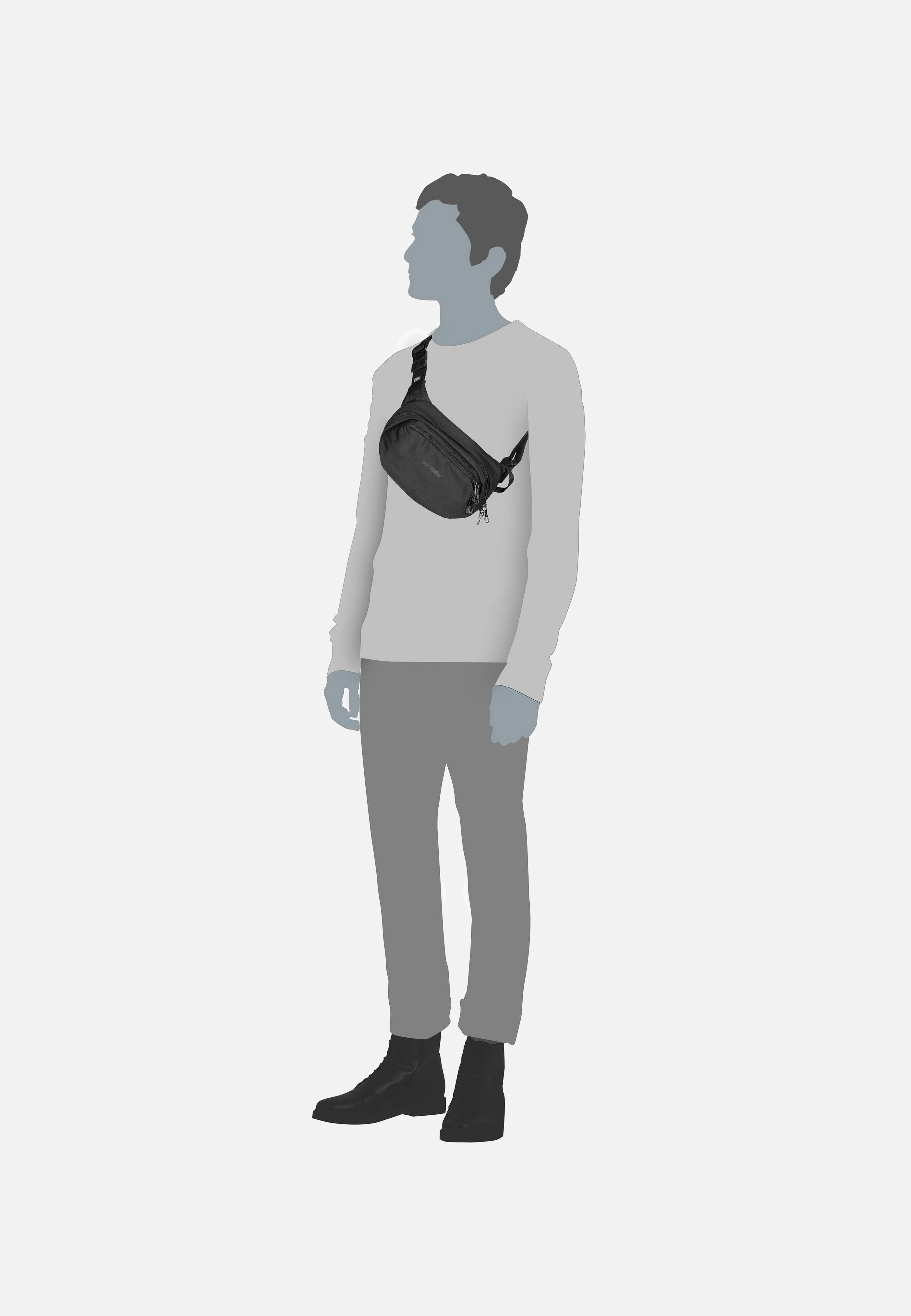 Pacsafe V Hip Pack Black Bag