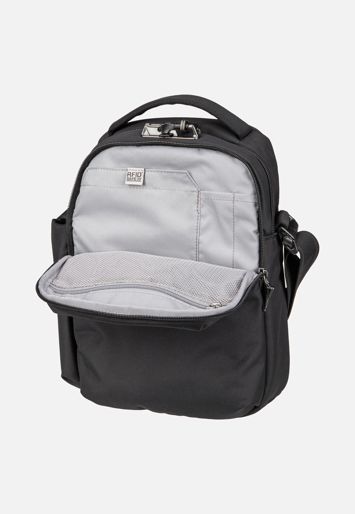Pacsafe V Tour CB Jet Black Umhängetasche