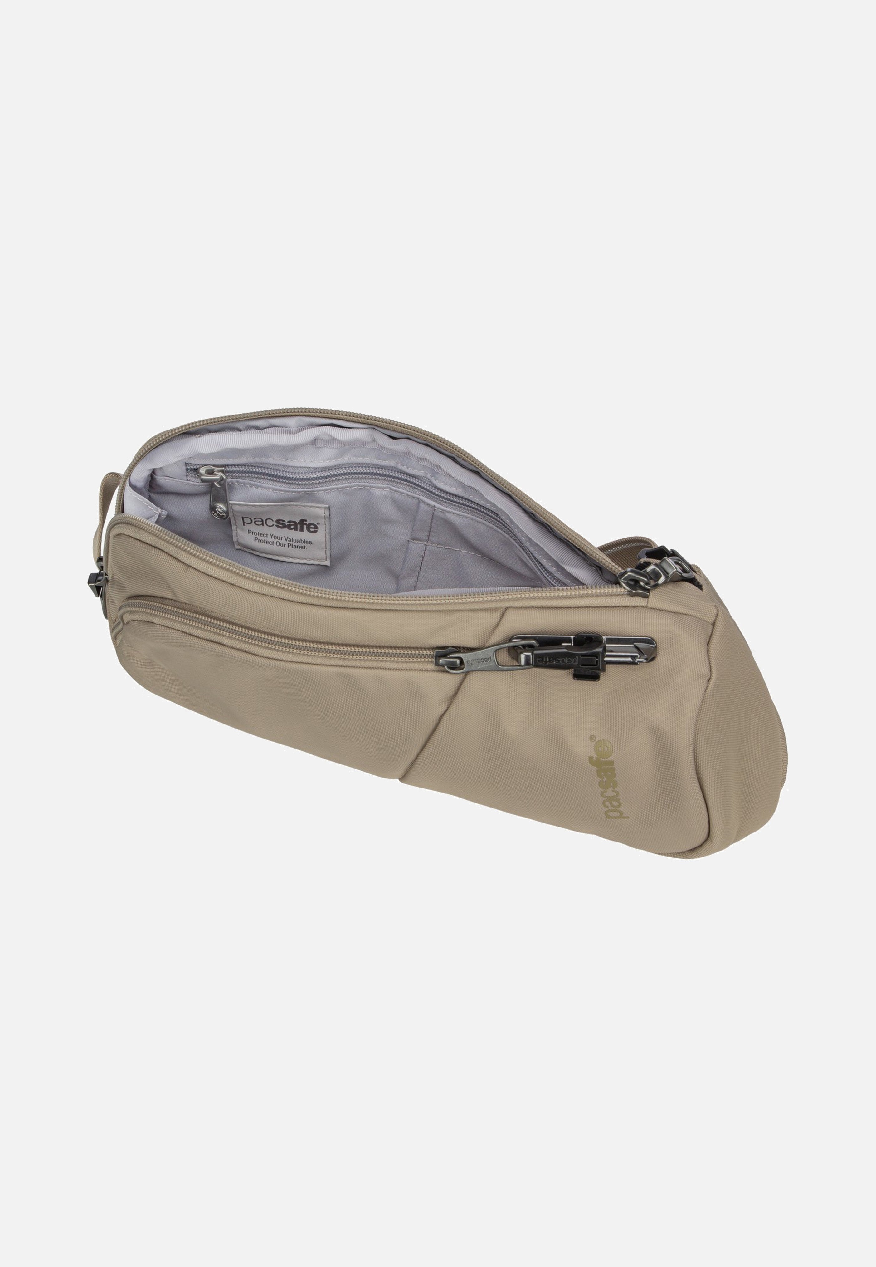 Pacsafe V Action Beige Sling Bag