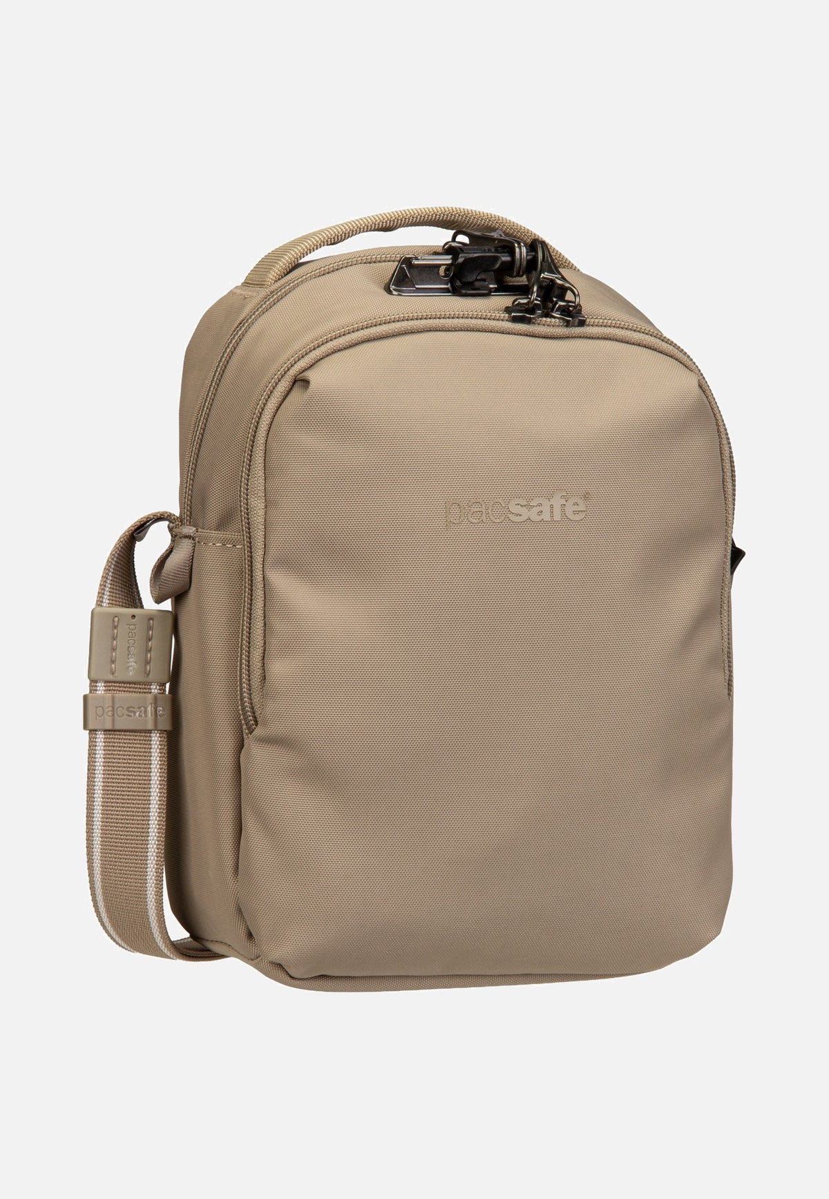 Pacsafe V Companion Beige Umhängetasche