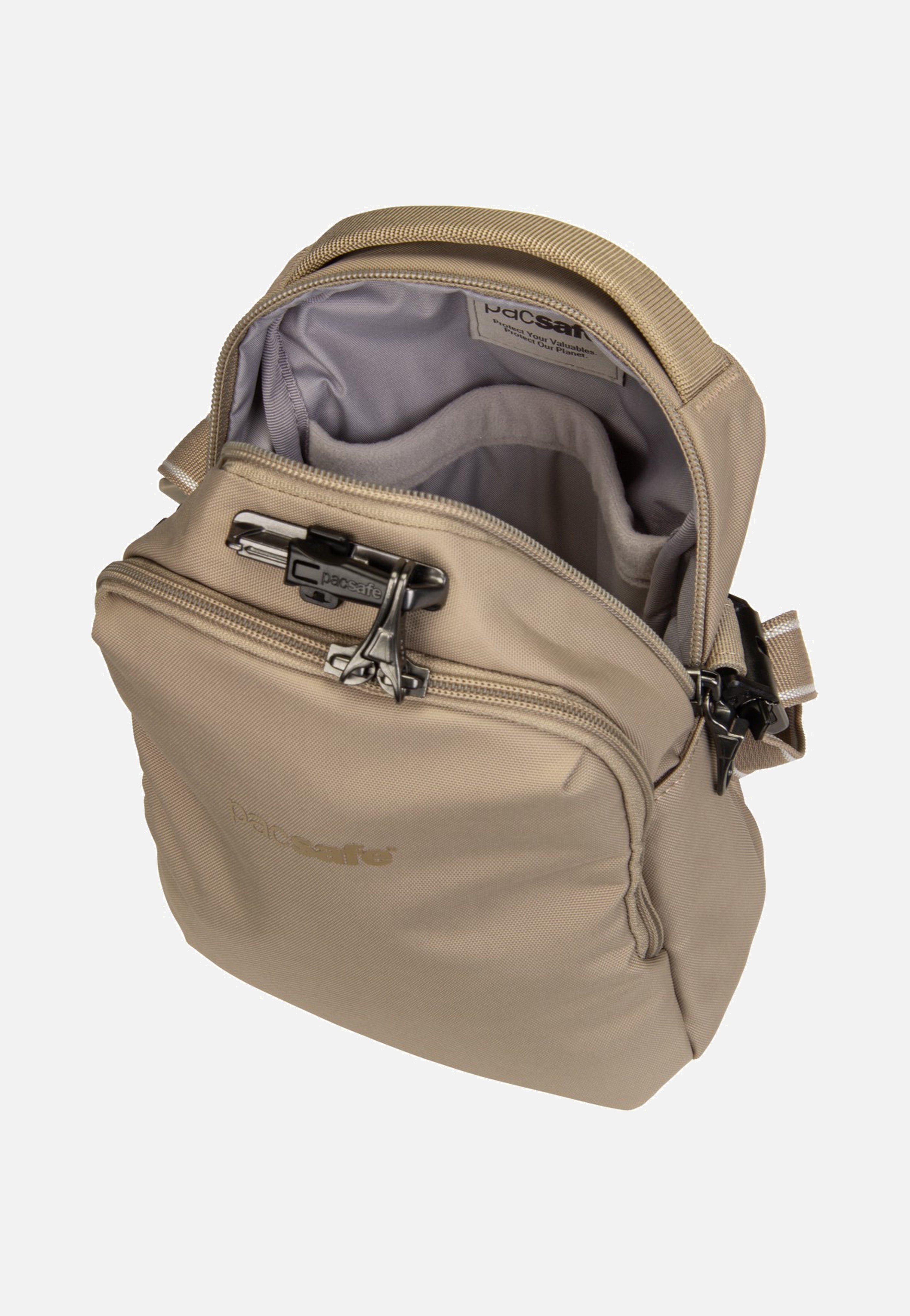 Pacsafe V Companion Beige Umhängetasche