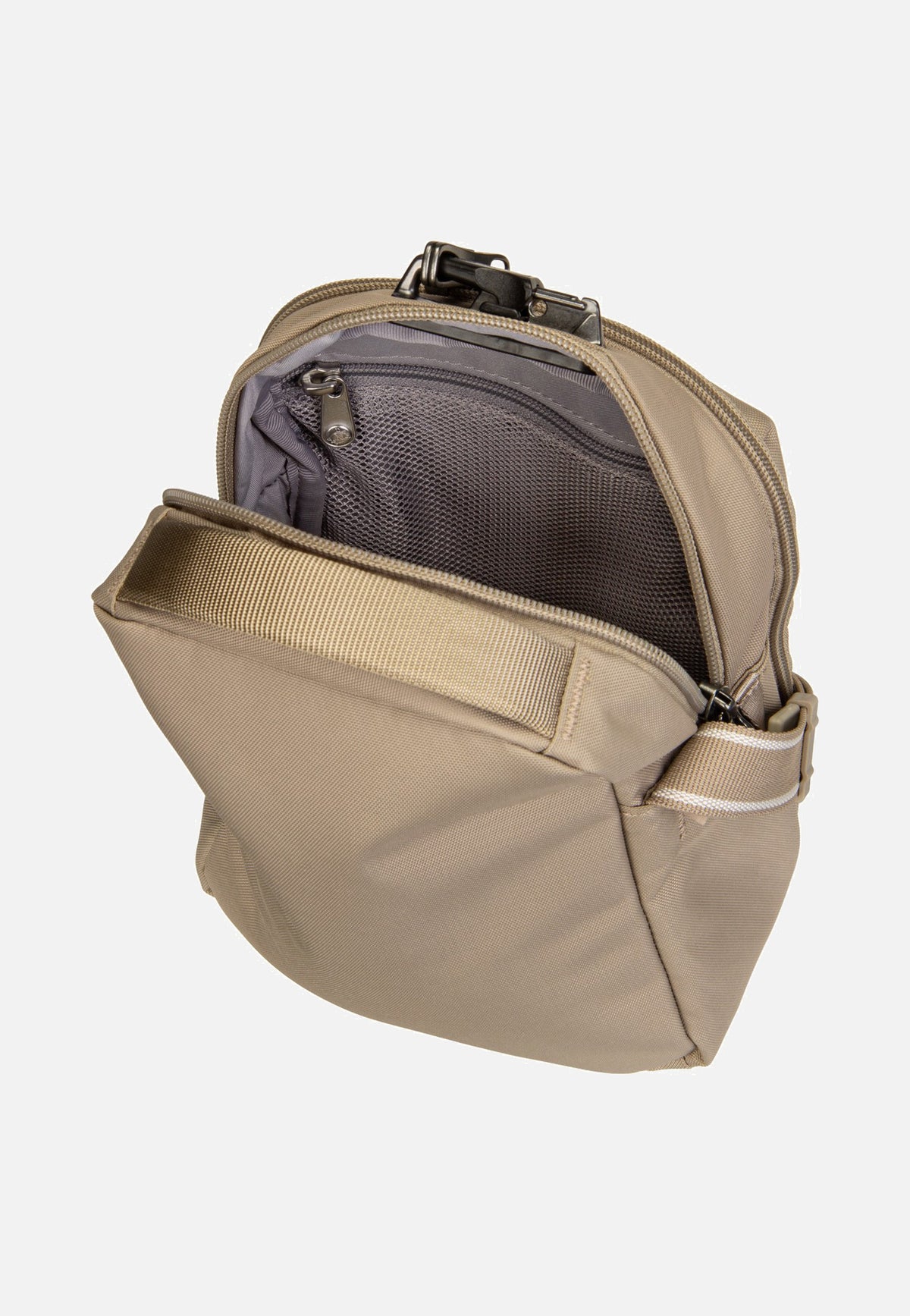 Pacsafe V Companion Beige Umhängetasche