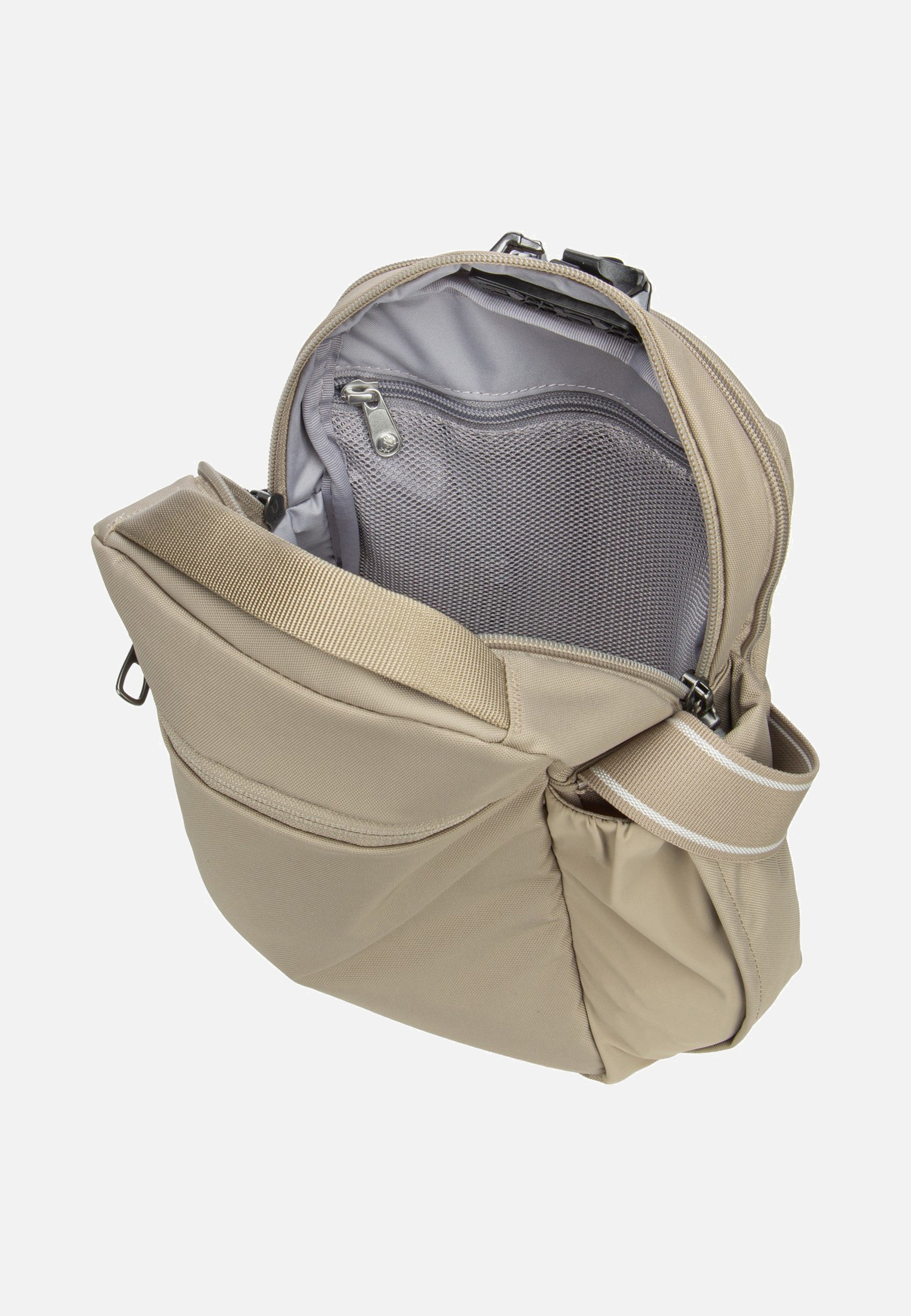 Pacsafe V Tour Beige Umhängetasche