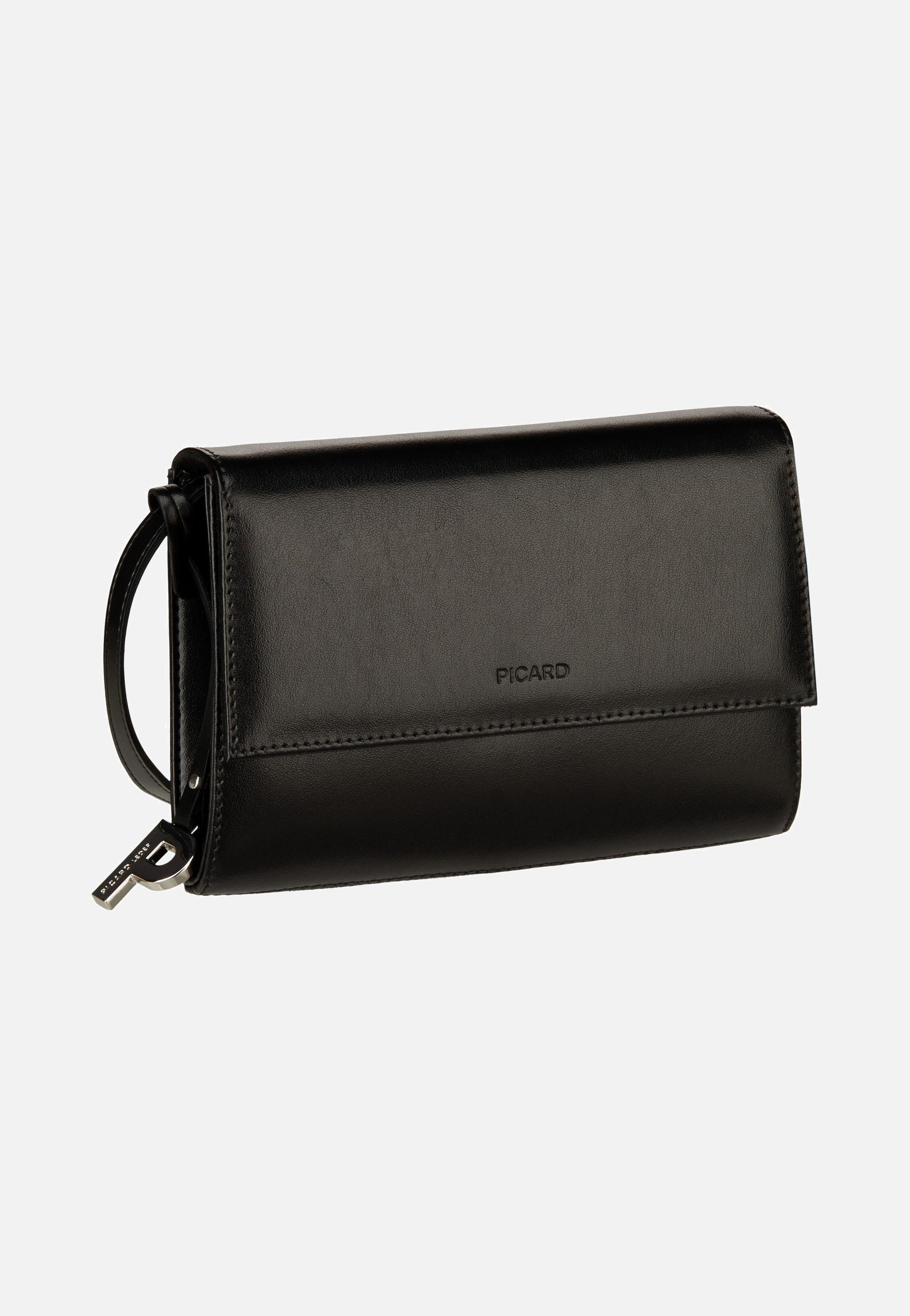 Picard Auguri Schwarz Clutch