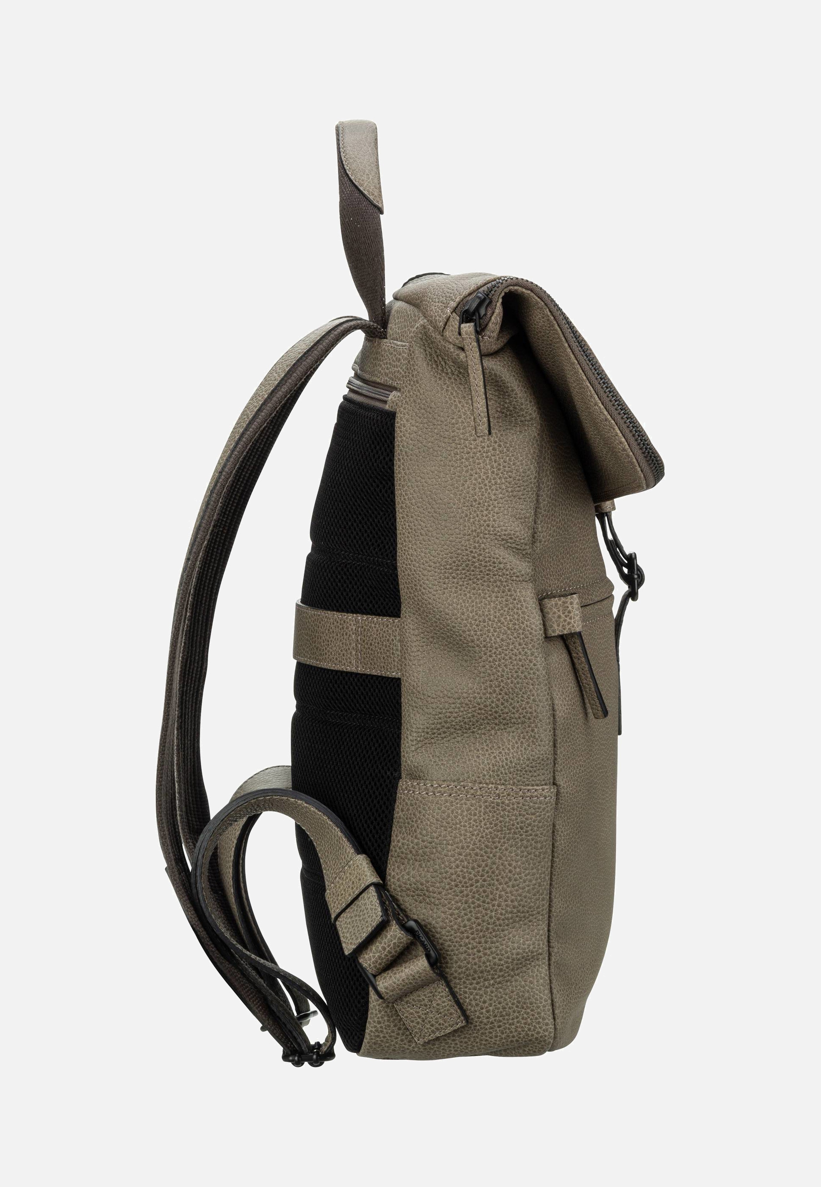 Picard Casual 5470 Taupe Rolltop Rucksack