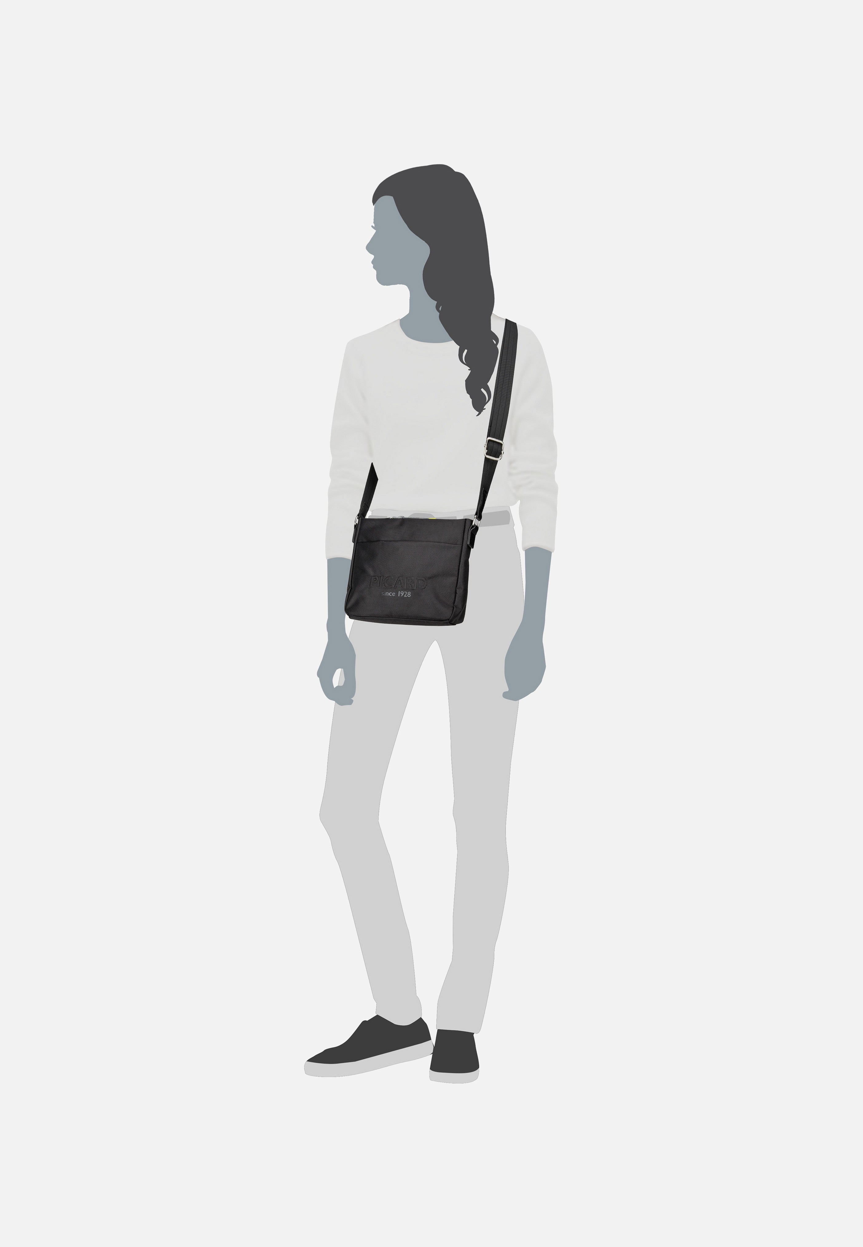 Picard Lucky One 3241 Schwarz Crossbody Bag